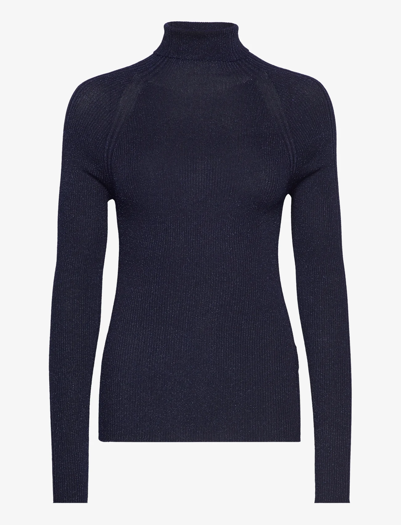 BOSS - Frosina - megztiniai su aukšta apykakle - dark blue - 0