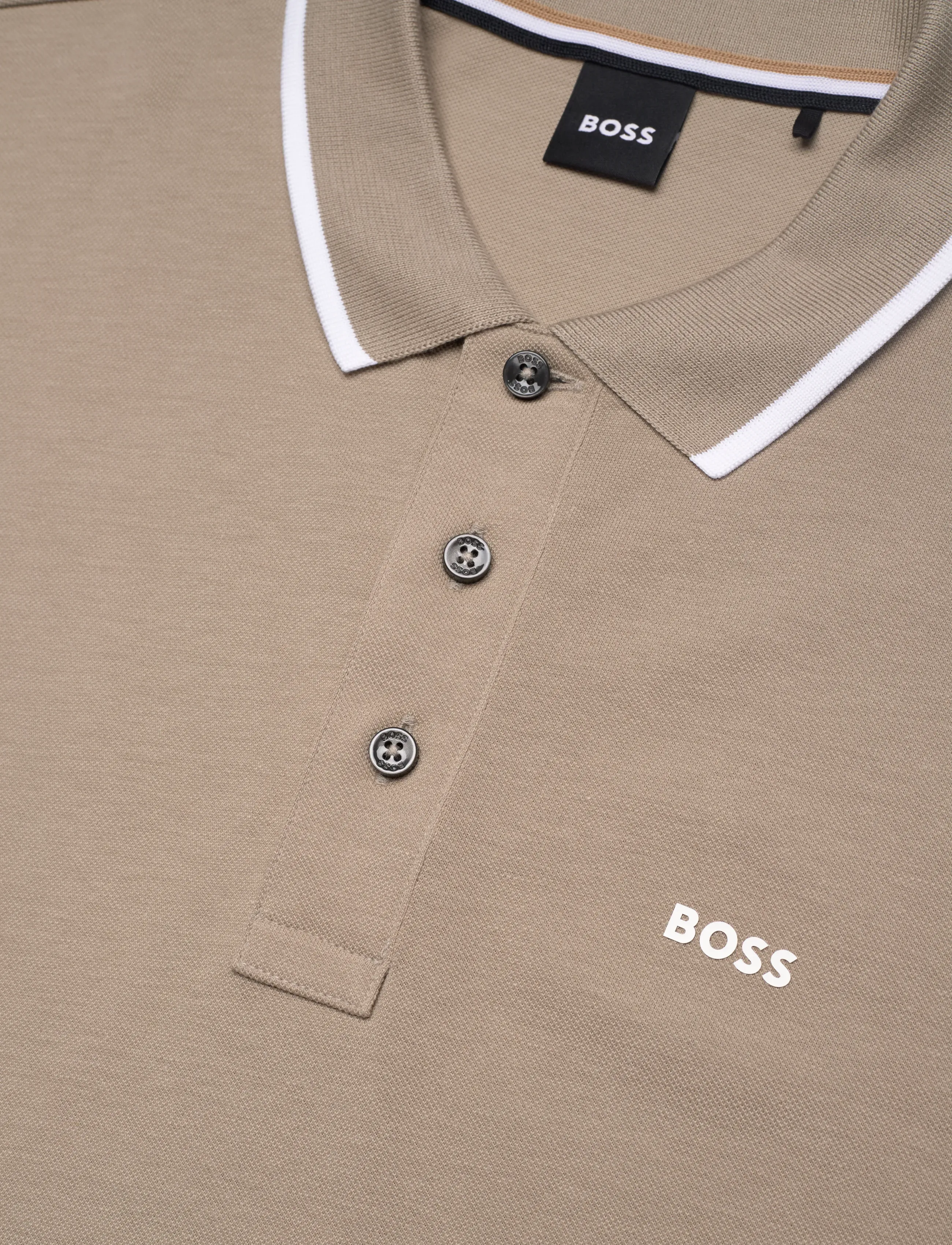 BOSS - Parlay 190 - short-sleeved polos - beige/khaki - 2