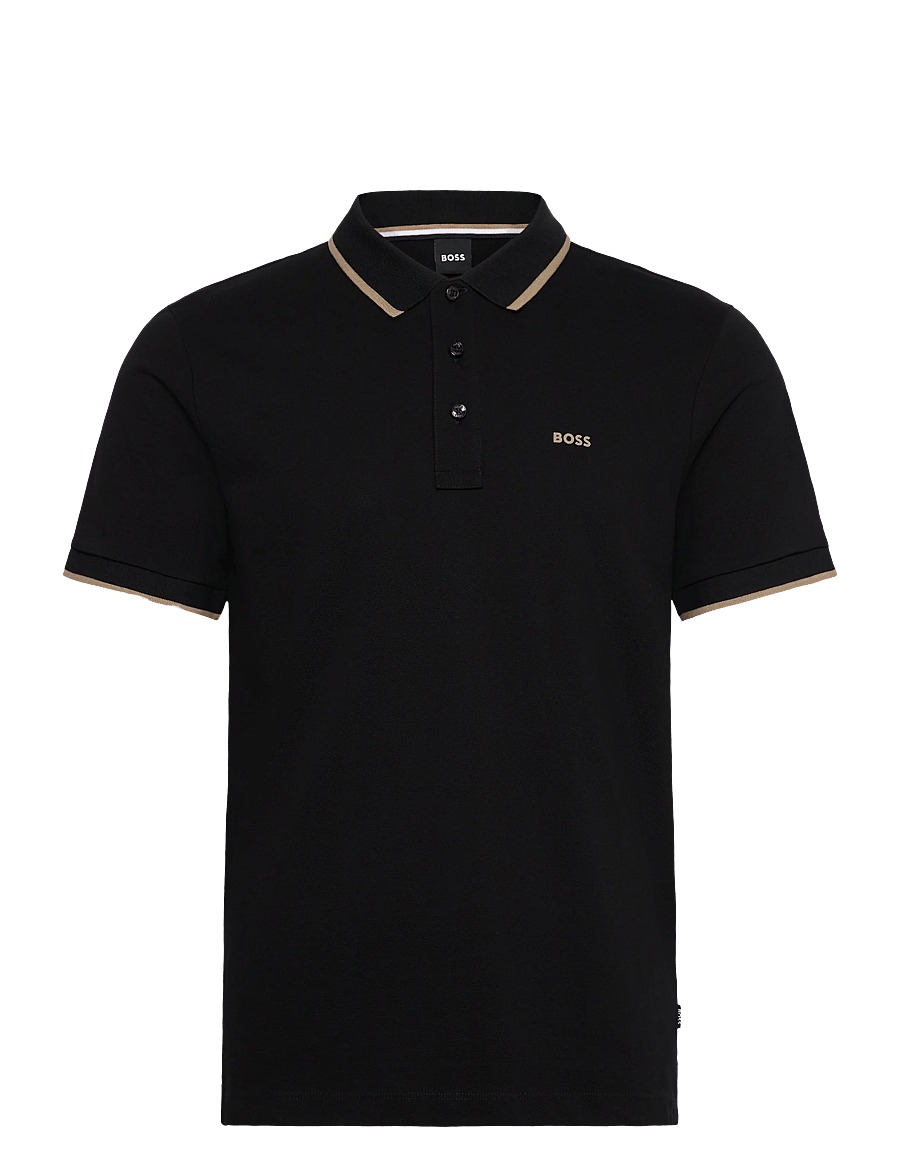 BOSS - Parlay 190 - lühikeste varrukatega polod - black - 1