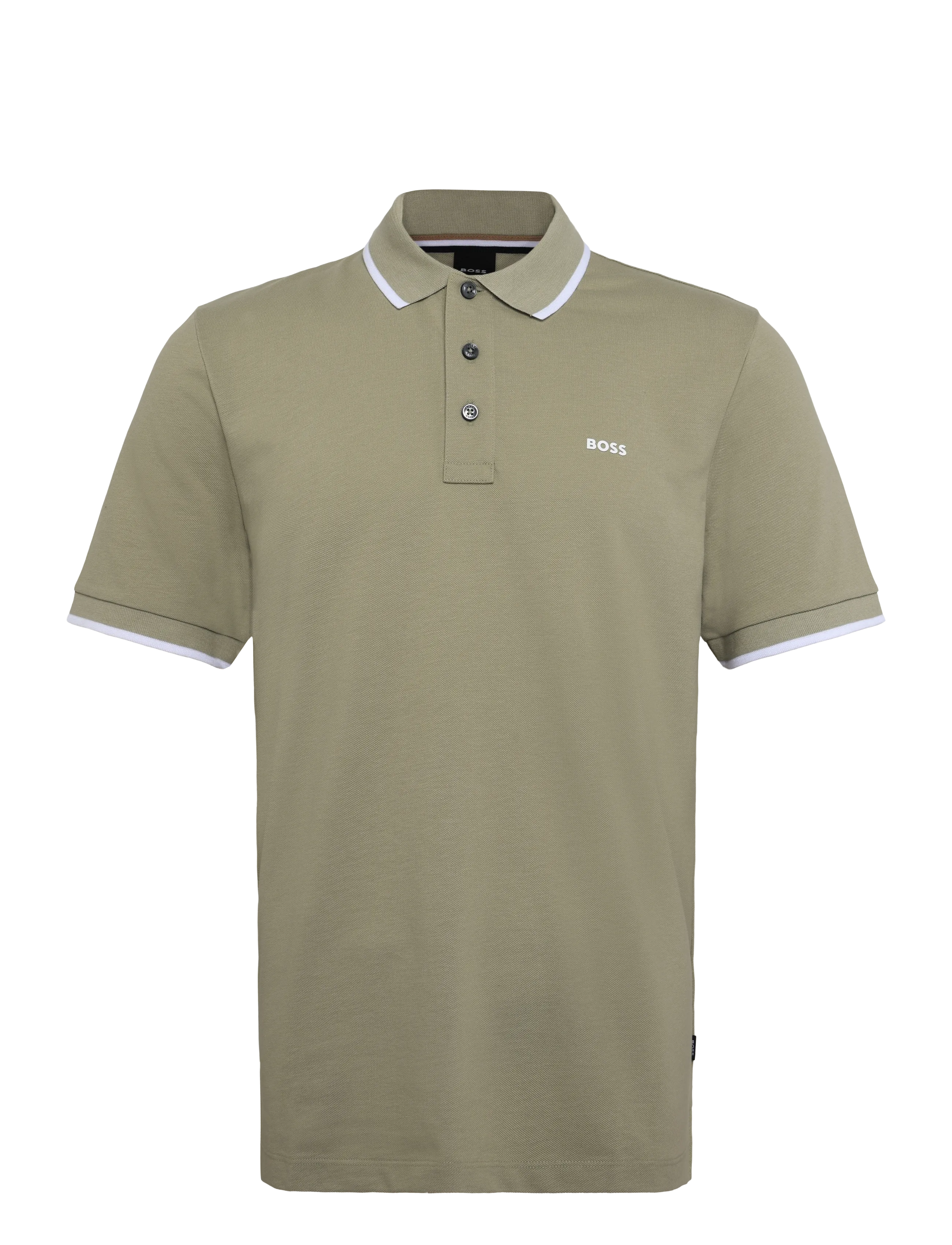 BOSS Parlay 190 - Kortærmede poloer - DARK BEIGE / khaki/green