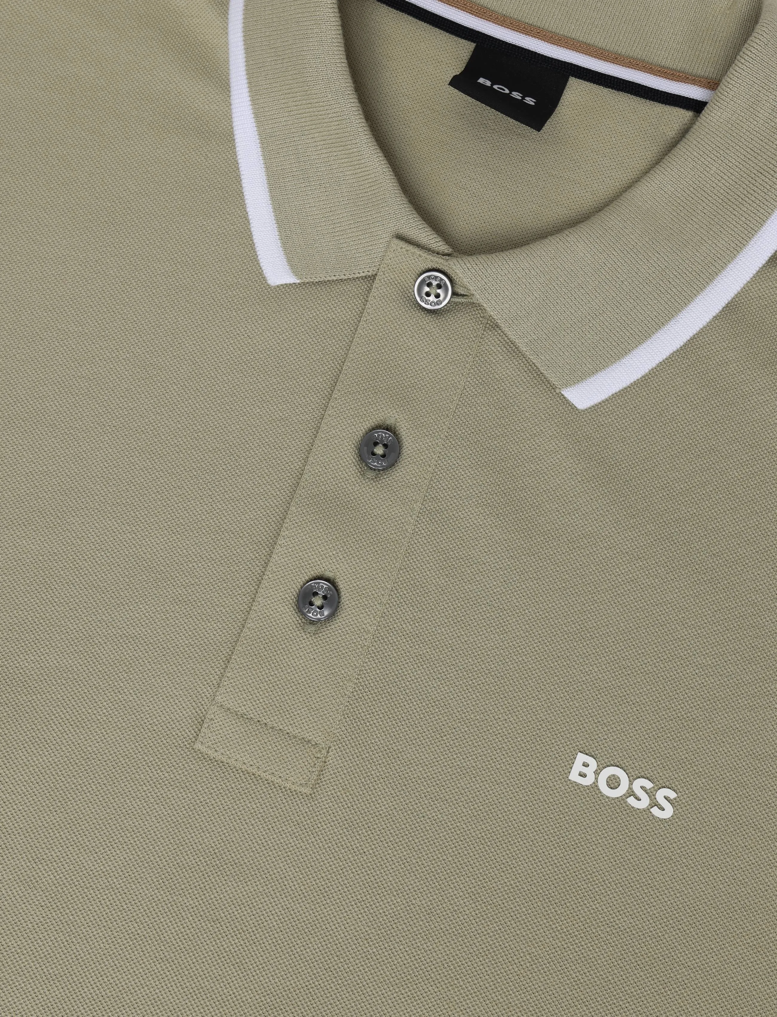 BOSS - Parlay 190 - kortærmede poloer - dark beige - 2
