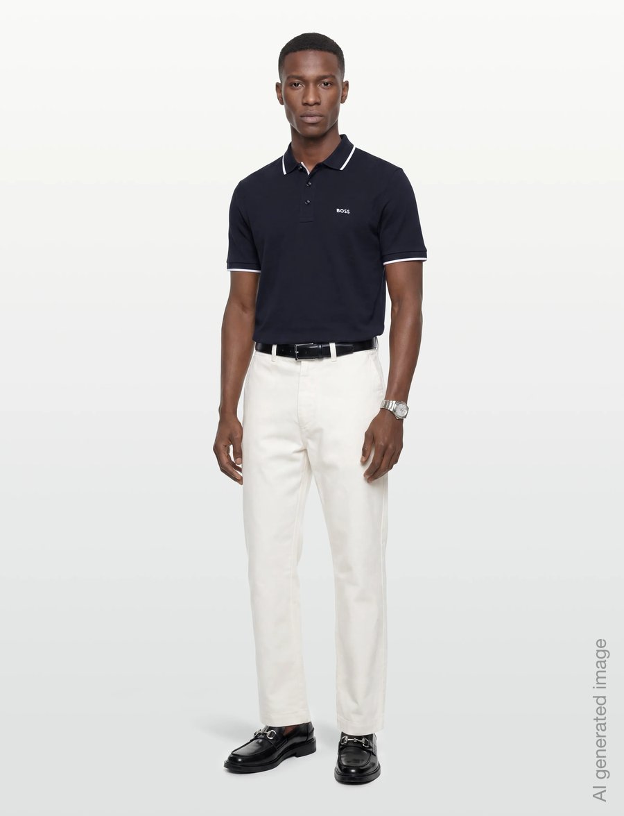 BOSS - Parlay 190 - lühikeste varrukatega polod - dark blue - 0