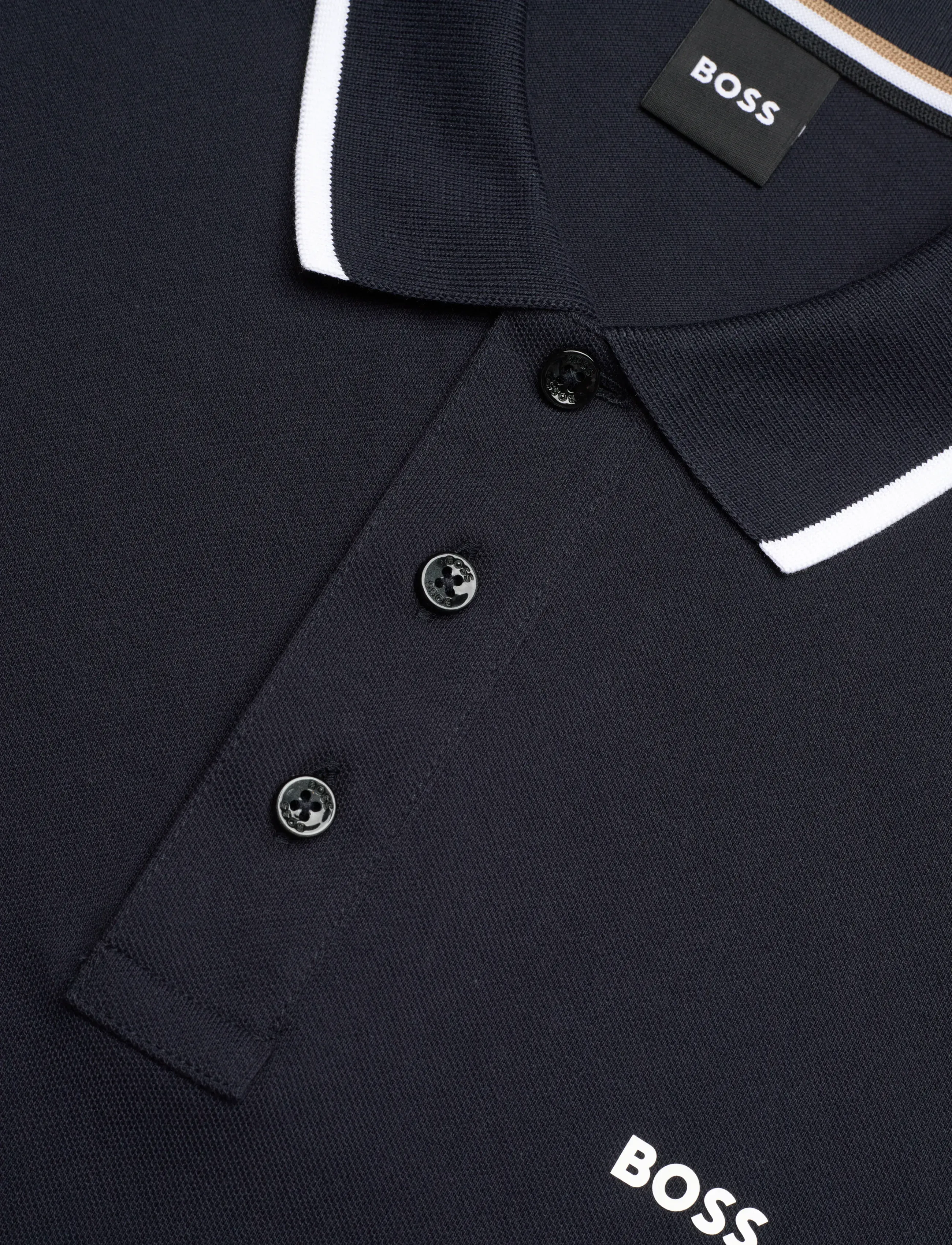 BOSS - Parlay 190 - short-sleeved polos - dark blue - 5