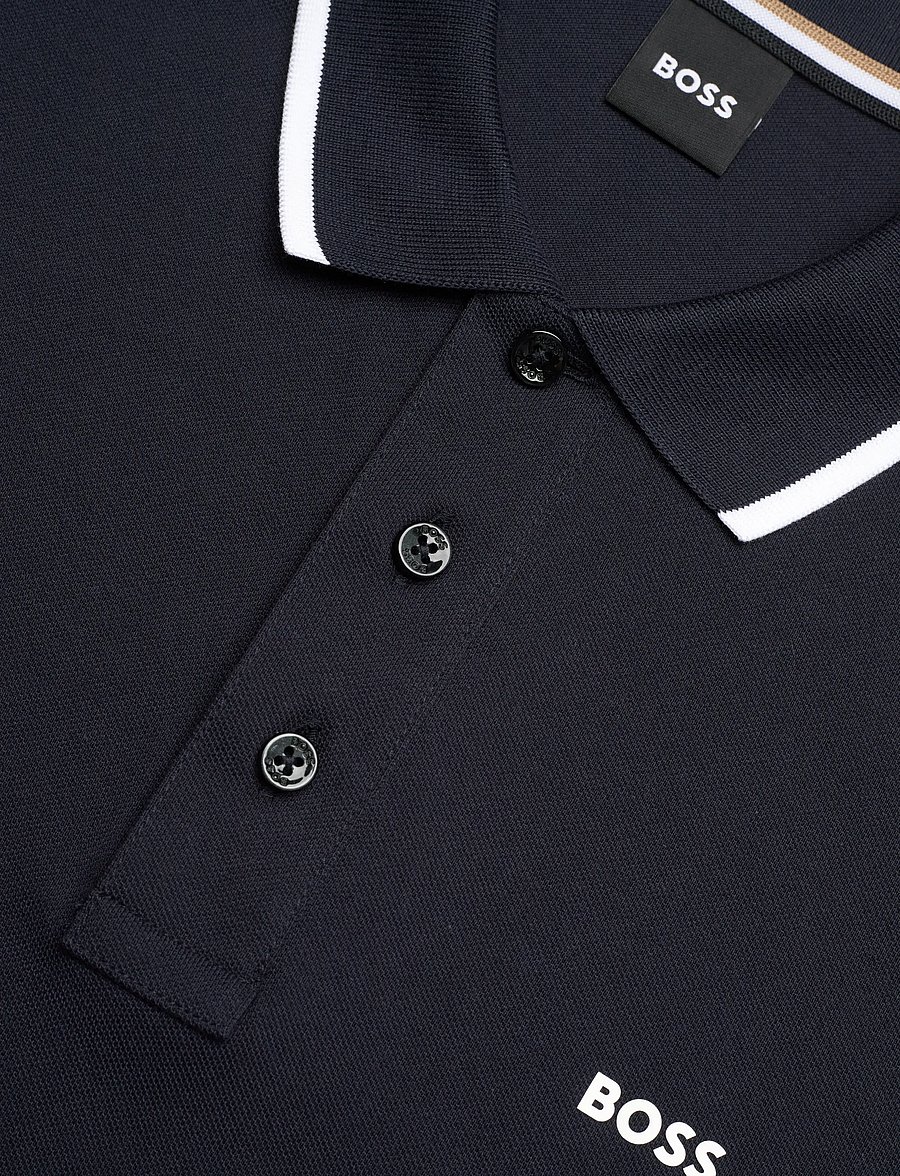BOSS - Parlay 190 - lühikeste varrukatega polod - dark blue - 5