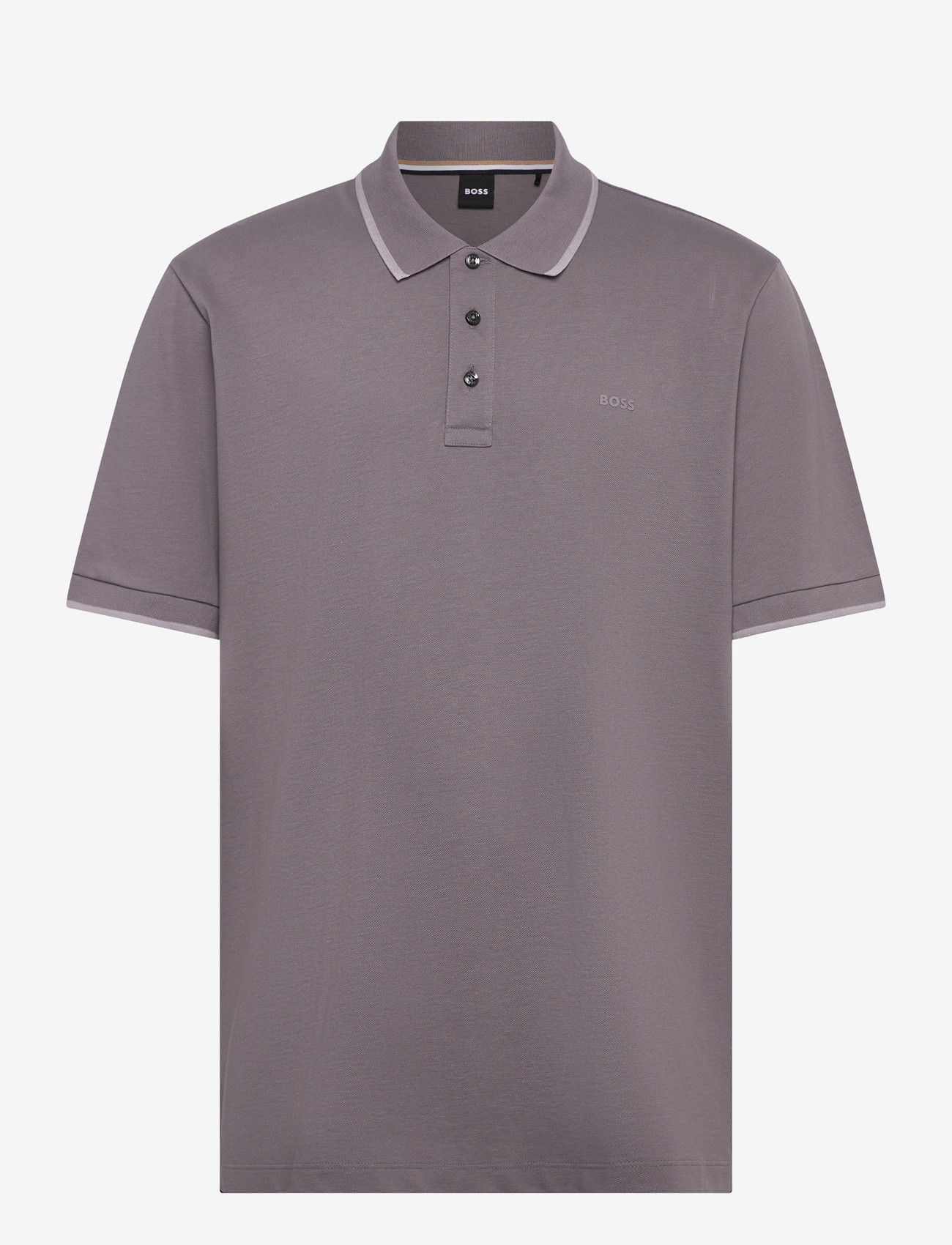 BOSS - Parlay 190 - short-sleeved polos - medium purple - 0