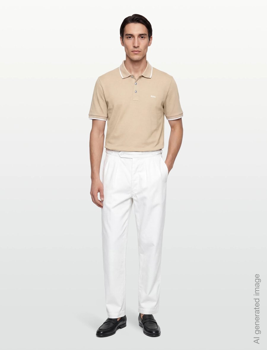 BOSS - Parlay 190 - kurzärmelig - open beige - 0