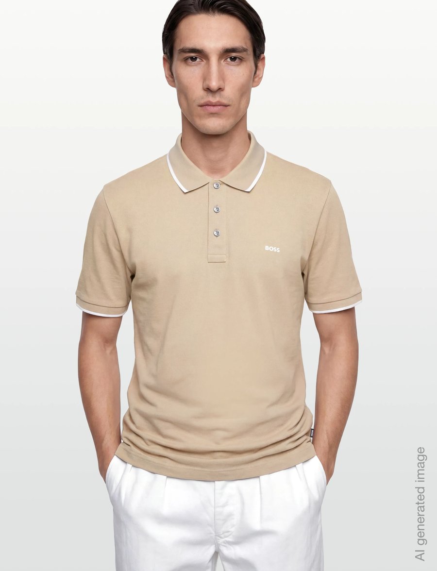 BOSS - Parlay 190 - kurzärmelig - open beige - 3