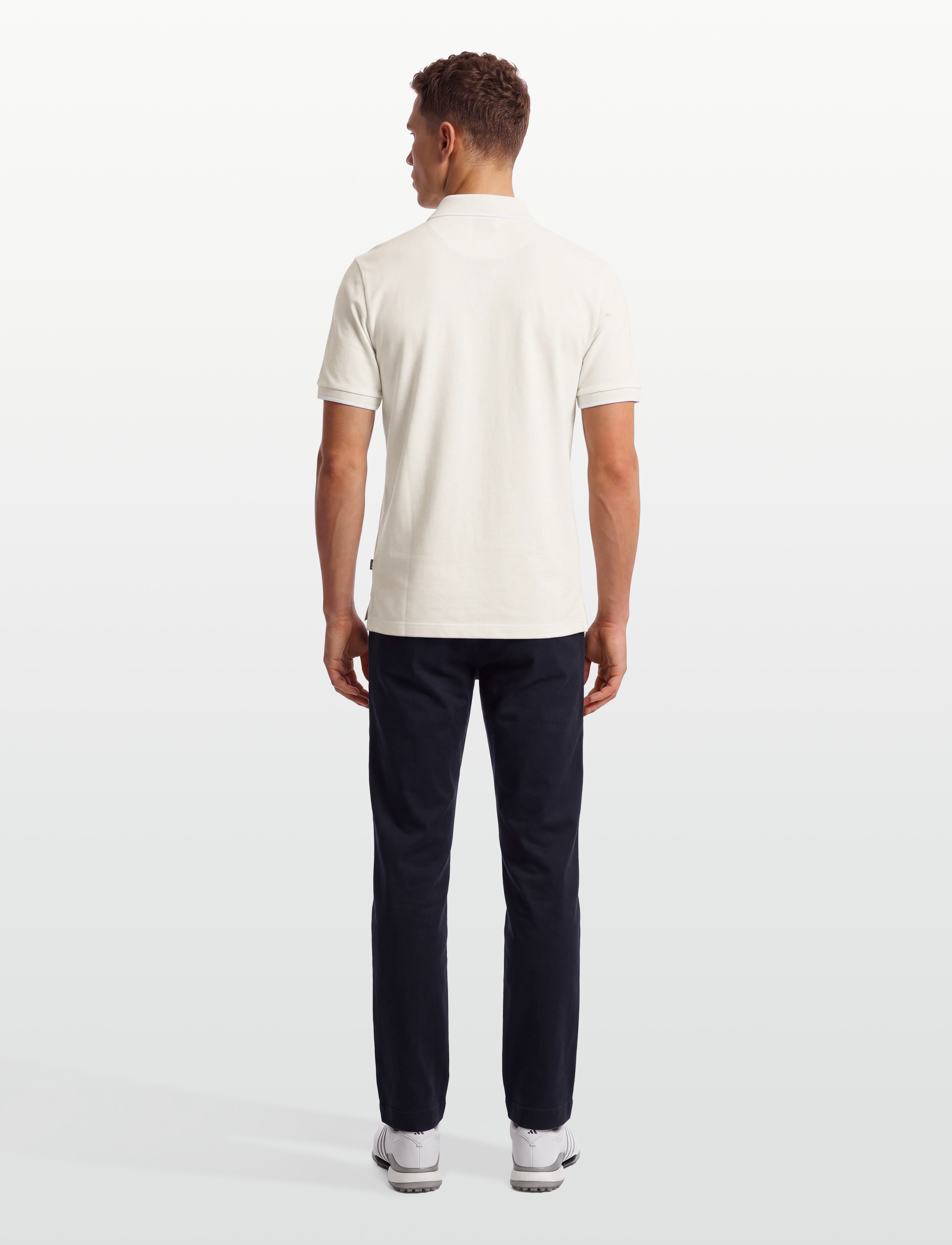 BOSS - Parlay 190 - lühikeste varrukatega polod - open white - 4