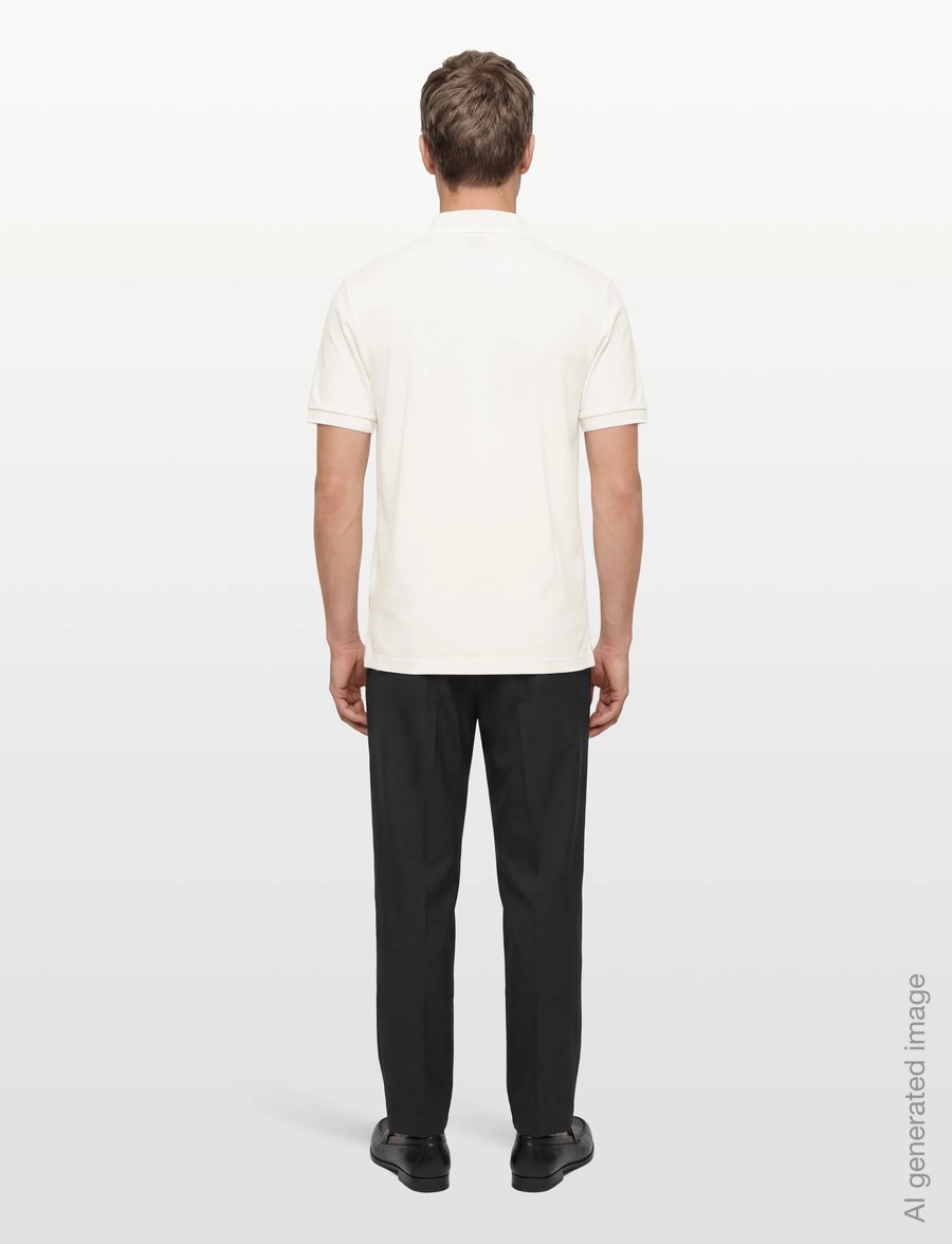 BOSS - Parlay 190 - lühikeste varrukatega polod - open white - 4
