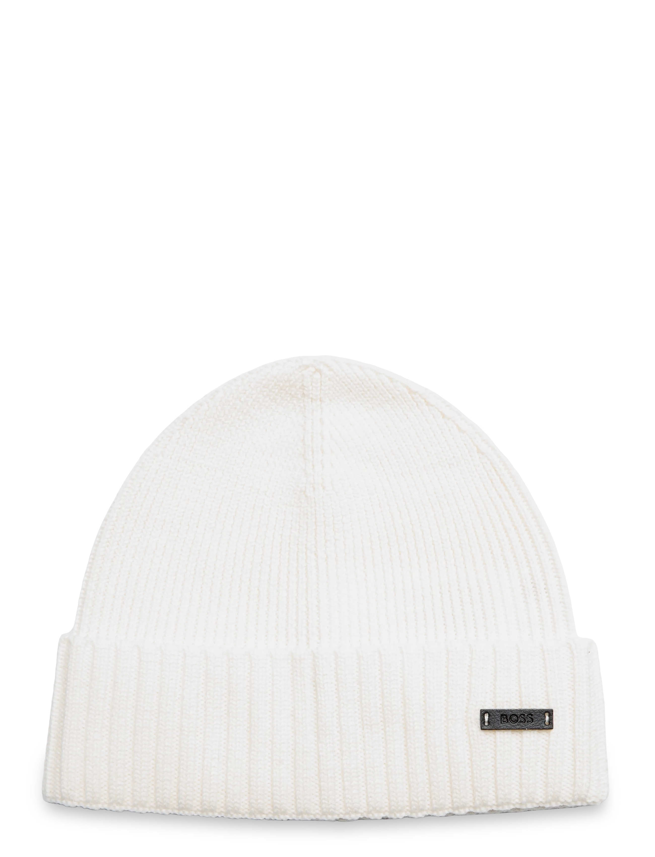 BOSS Fati - Hattar & Kepsar - OPEN WHITE / white