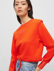 BOSS - C_Enumber - sportiska stila džemperi un džemperi ar kapuci - bright orange - 4