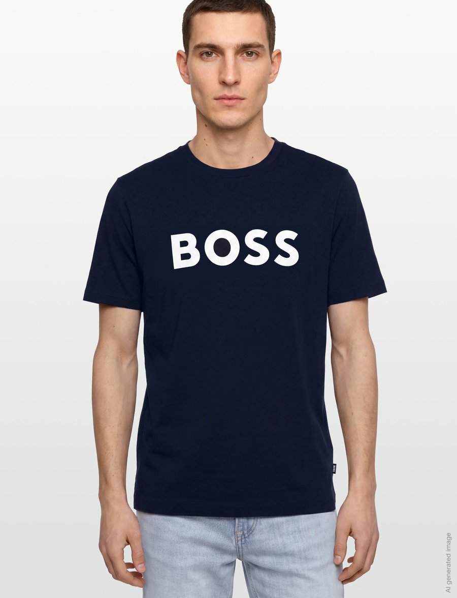 BOSS - Tiburt 354 - kurzärmelige t-shirts - dark blue - 3