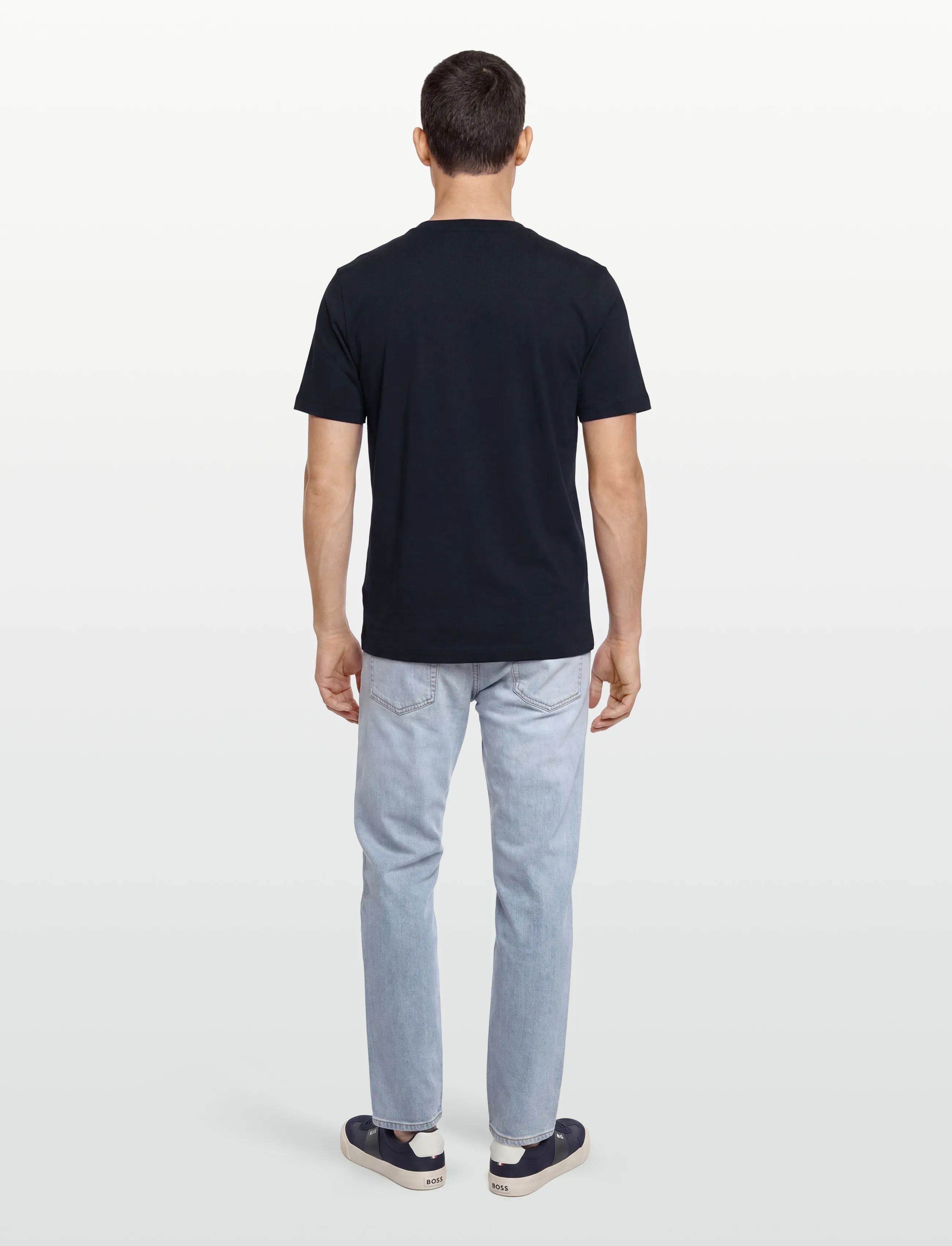BOSS - Tiburt 354 - kurzärmelige t-shirts - dark blue - 4