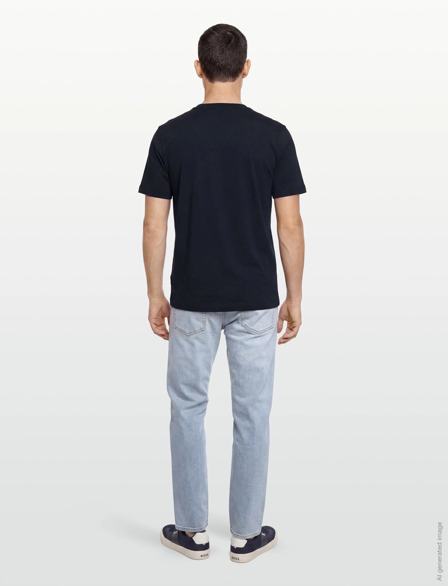 BOSS - Tiburt 354 - kurzärmelige t-shirts - dark blue - 4