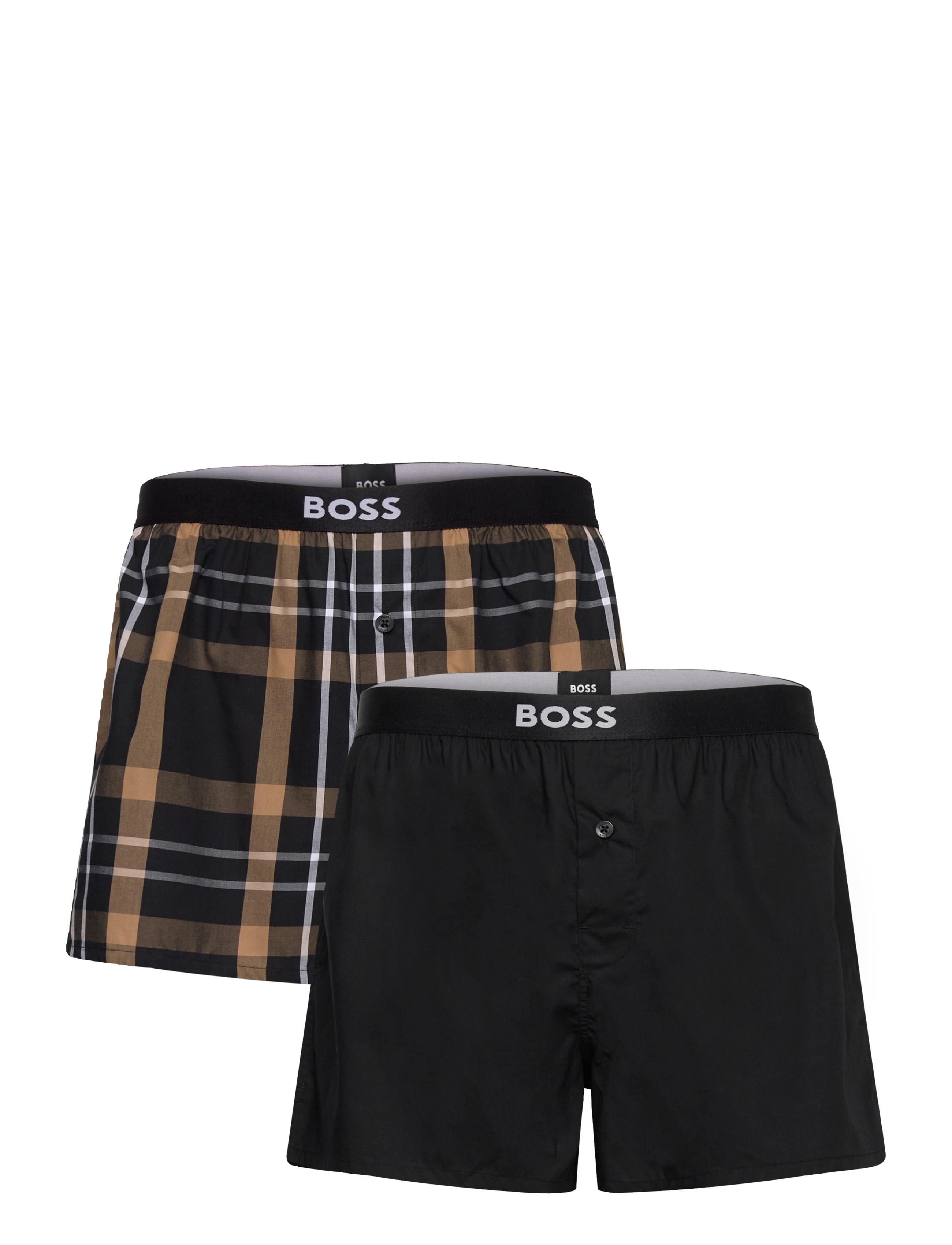 2P Boxer Shorts EW - BLACK