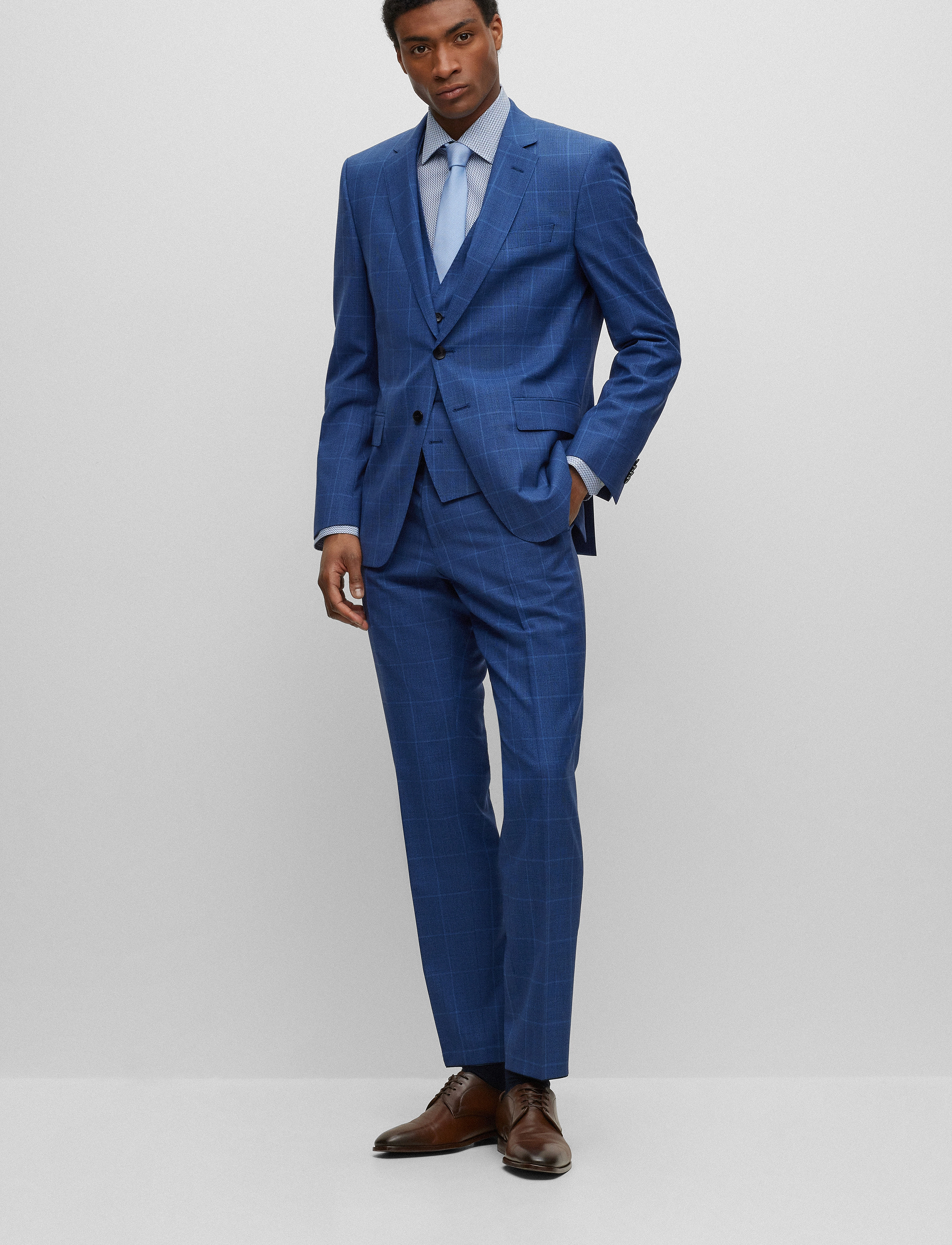 BOSS - H-JOE-kent-C1-214 - light/pastel blue - 2