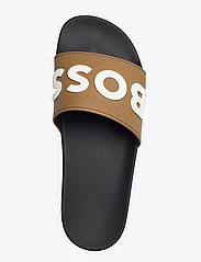 BOSS - Kirk_Slid_rblg_N - sandals - open brown - 4