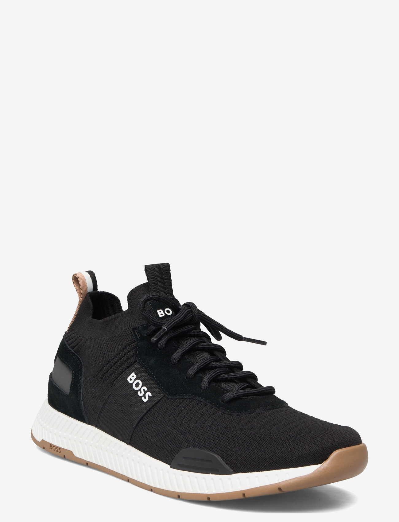 BOSS - Titanium_Runn_knst_N - låga sneakers - charcoal - 0