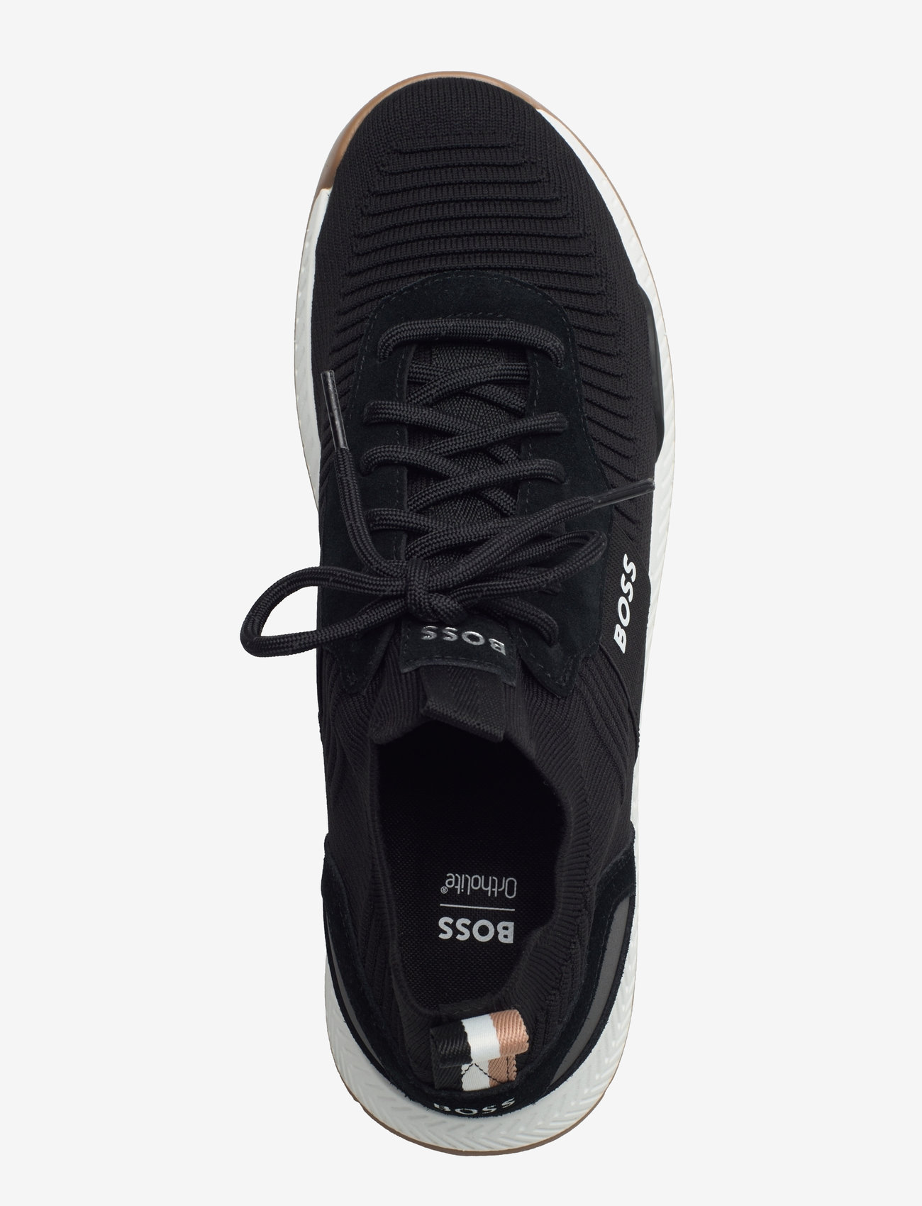 BOSS - Titanium_Runn_knst_N - låga sneakers - charcoal - 3
