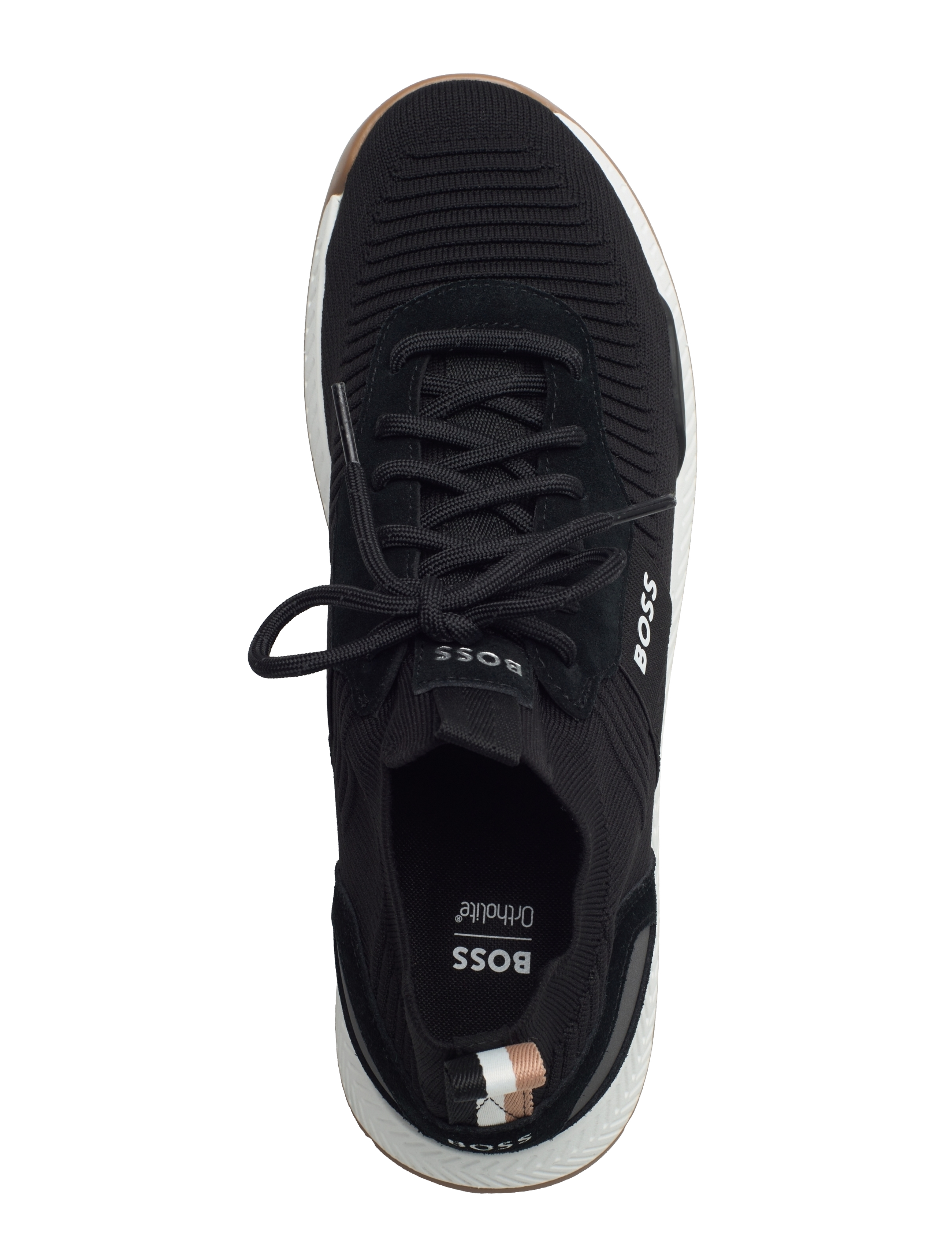 BOSS - Titanium_Runn_knst_N - lave sneakers - charcoal - 3
