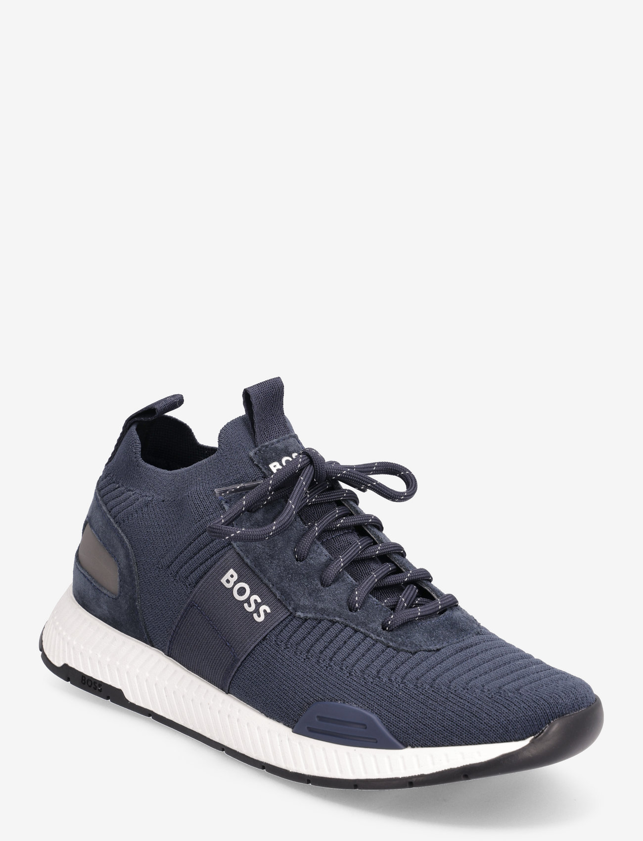 BOSS - Titanium_Runn_knst_N - lave sneakers - dark blue - 0