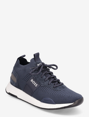 BOSS - Titanium_Runn_knst_N - lave sneakers - dark blue - 0