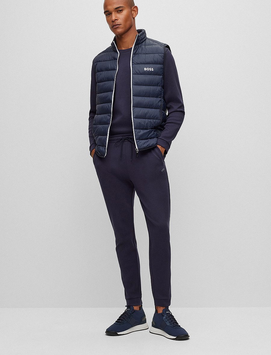 BOSS - Titanium_Runn_knst_N - låga sneakers - dark blue - 0