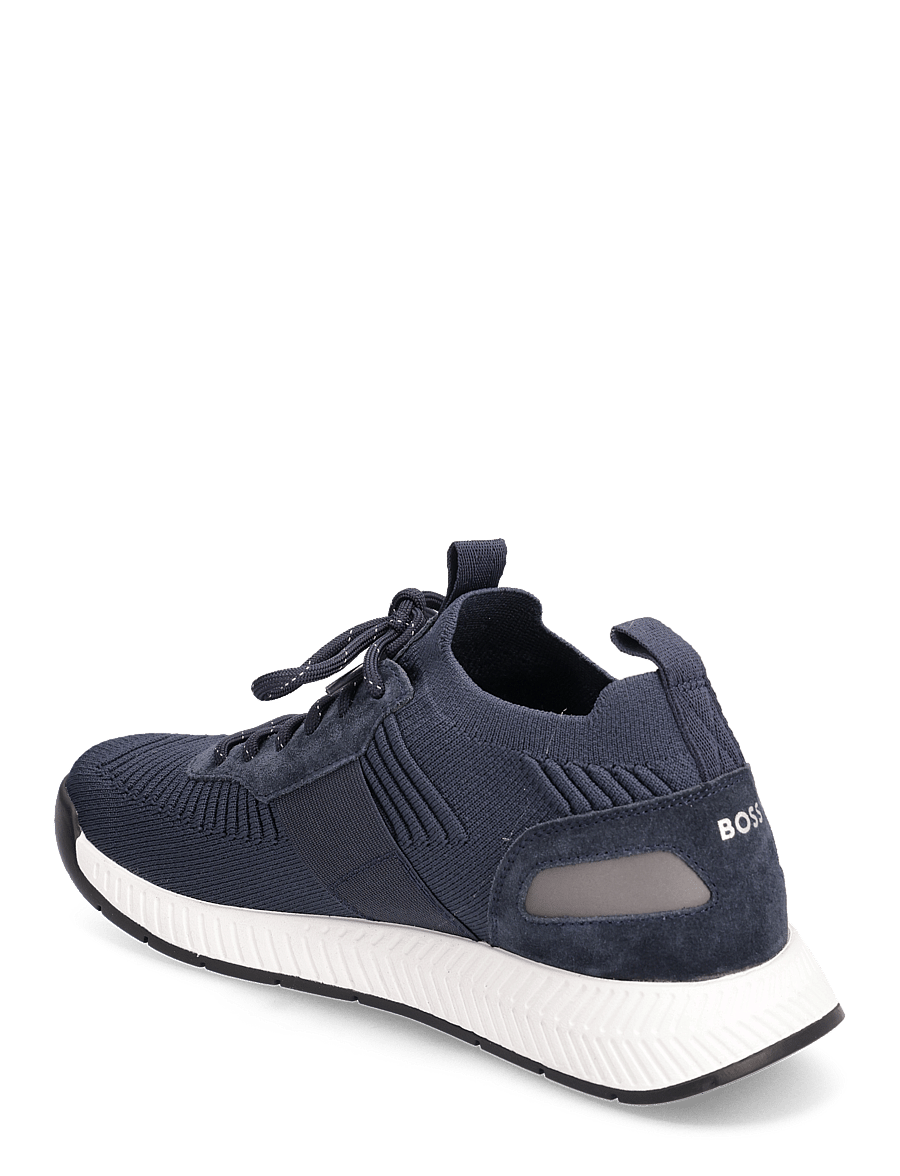 BOSS - Titanium_Runn_knst_N - låga sneakers - dark blue - 3