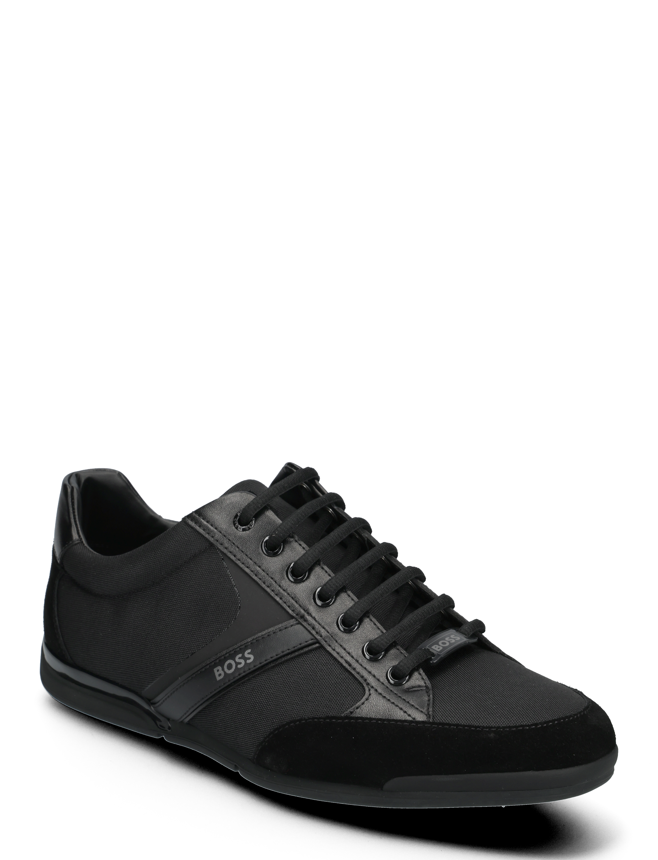 BOSS Saturn_Lowp_Mx A_N, 46, Black, Sneakers > Sneakers Med Lav Top, Herre