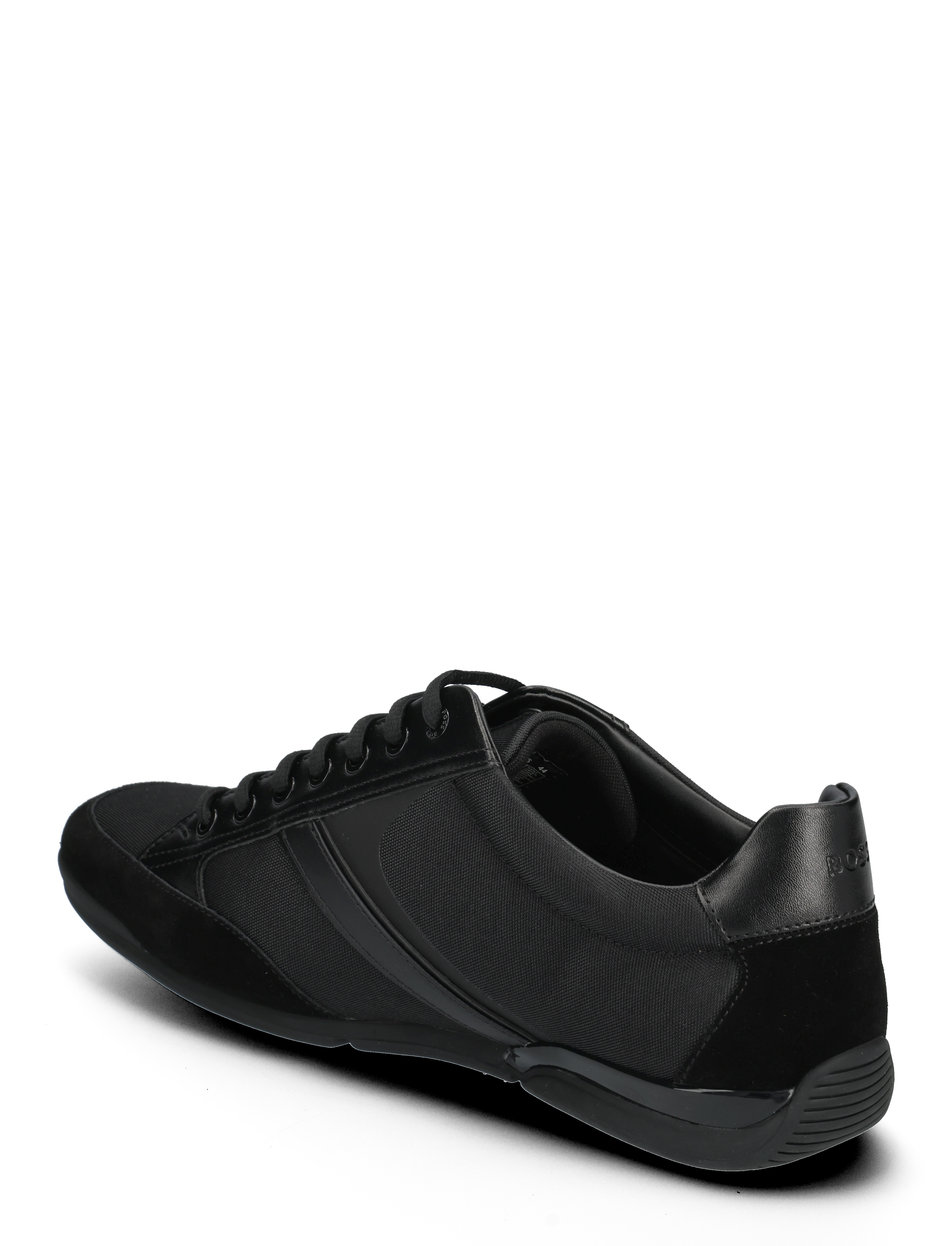 Mixed-material trainers with suede and faux leather 8