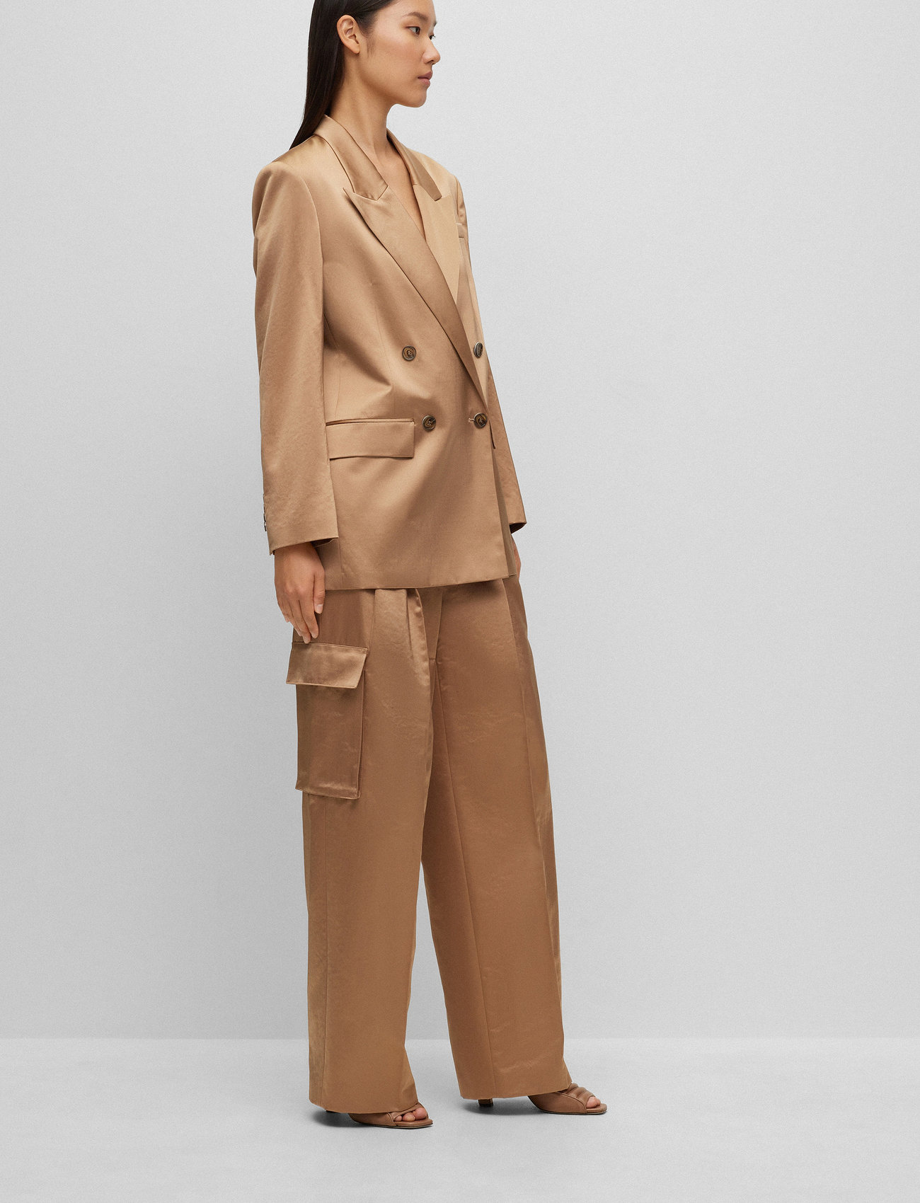 BOSS - Jacuri - double breasted blazers - medium beige - 2