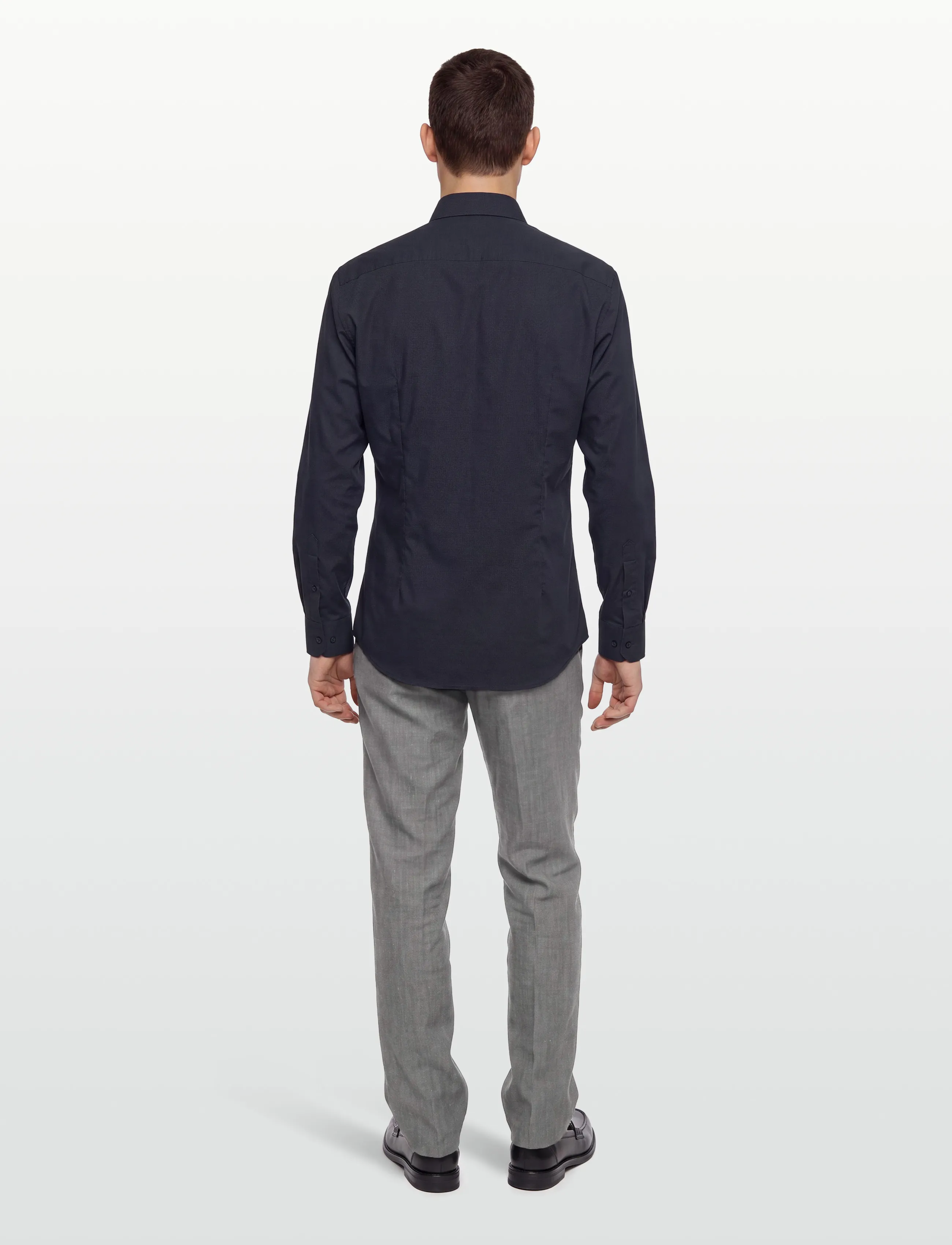 BOSS - H-HANK-kent-C1-214 - kostymskjortor - dark blue - 4