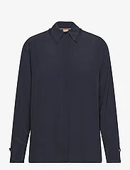 BOSS - Biplea - long-sleeved blouses - dark blue - 0