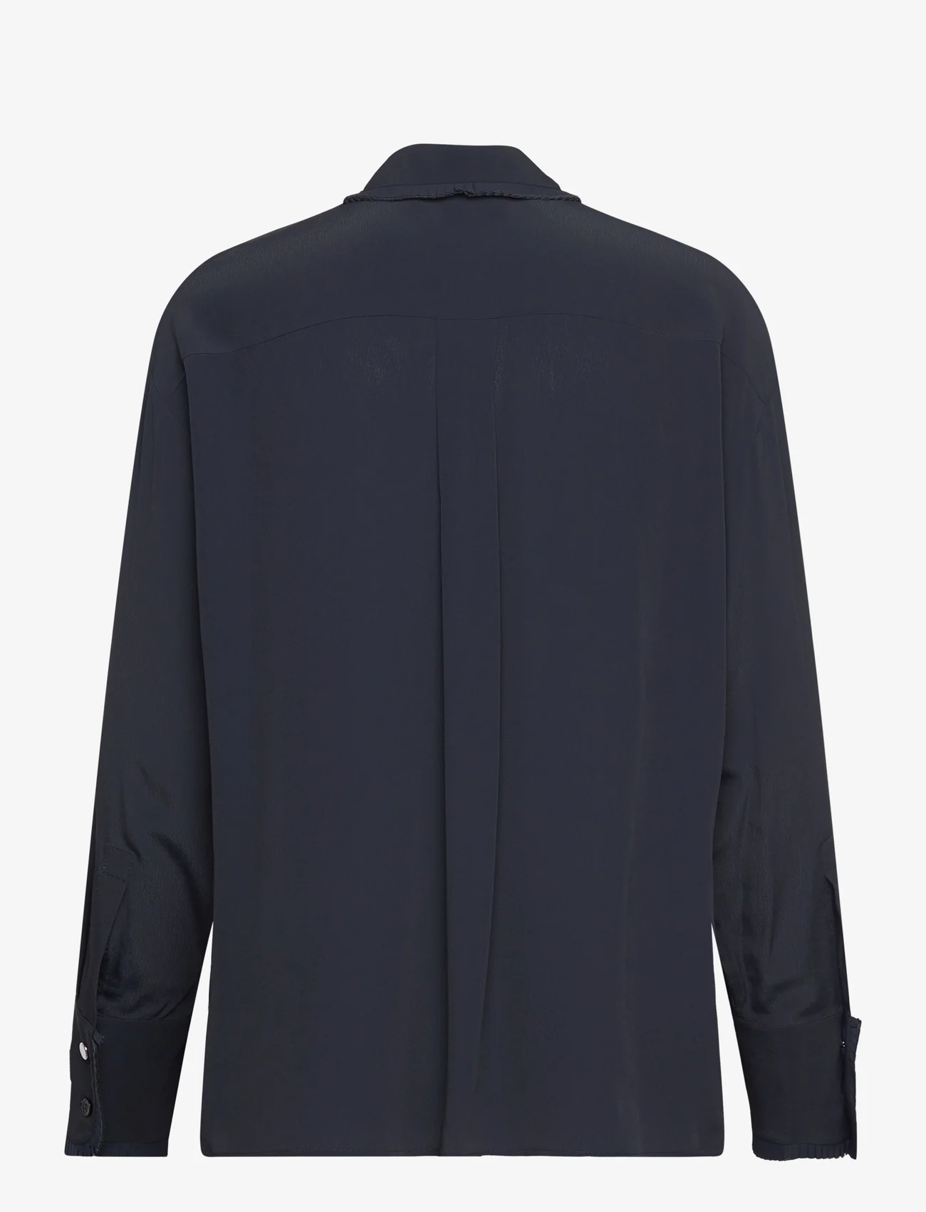 BOSS - Biplea - long-sleeved blouses - dark blue - 1