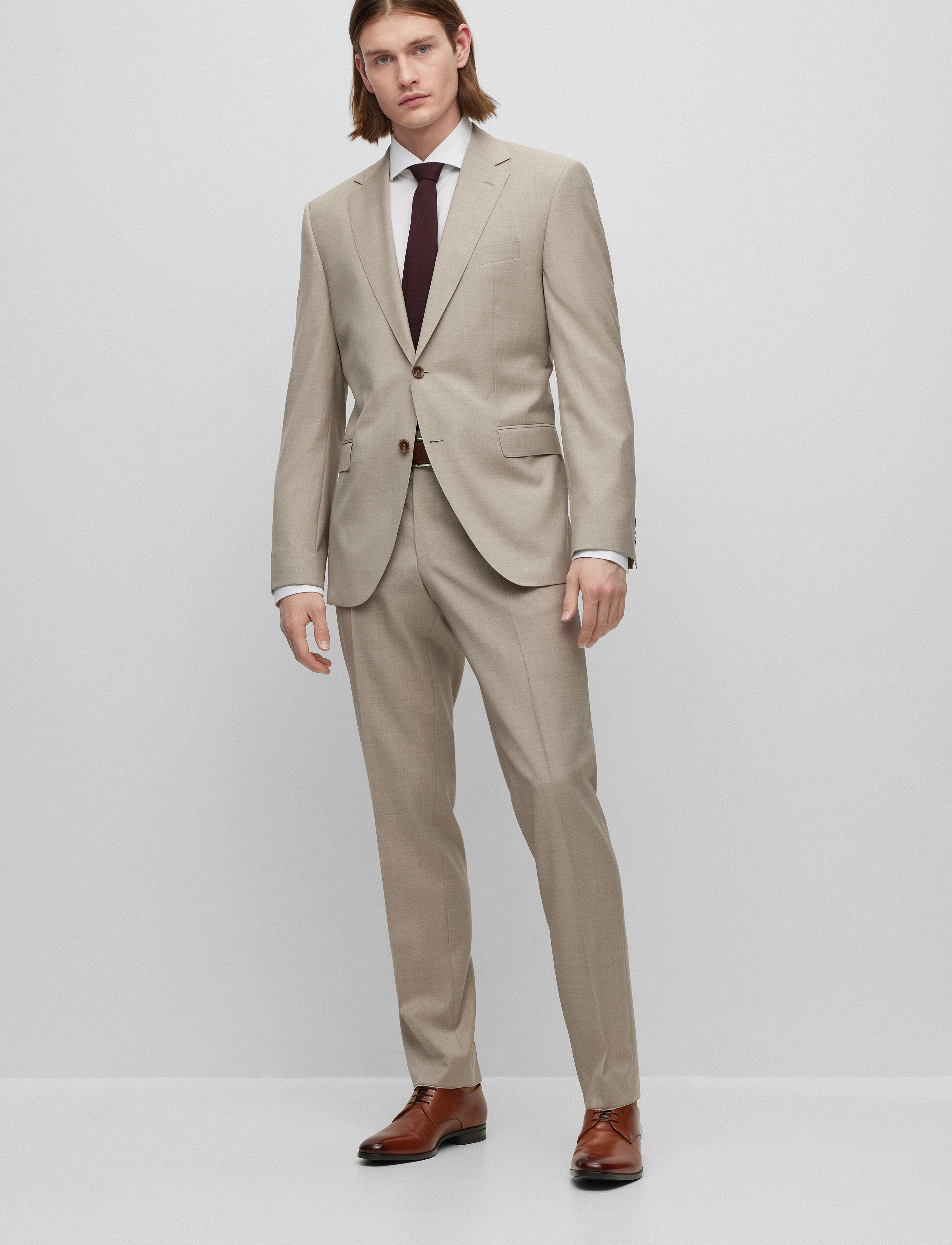 BOSS Kensington_Derb_bu_N - Inspiration - MEDIUM BROWN / brown