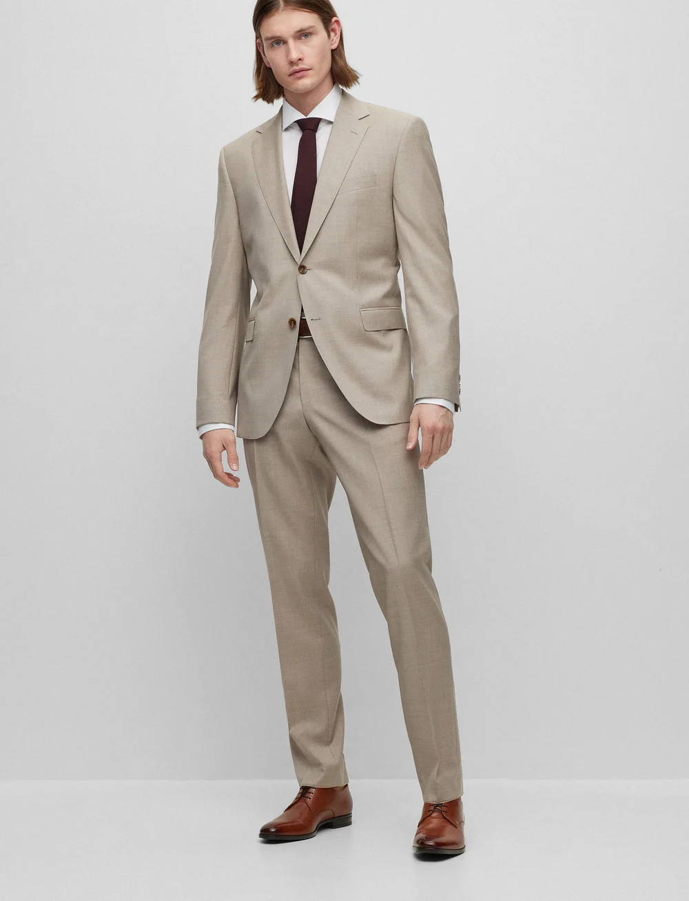 BOSS - Kensington_Derb_bu_N - derby-schuhe - medium brown - 0