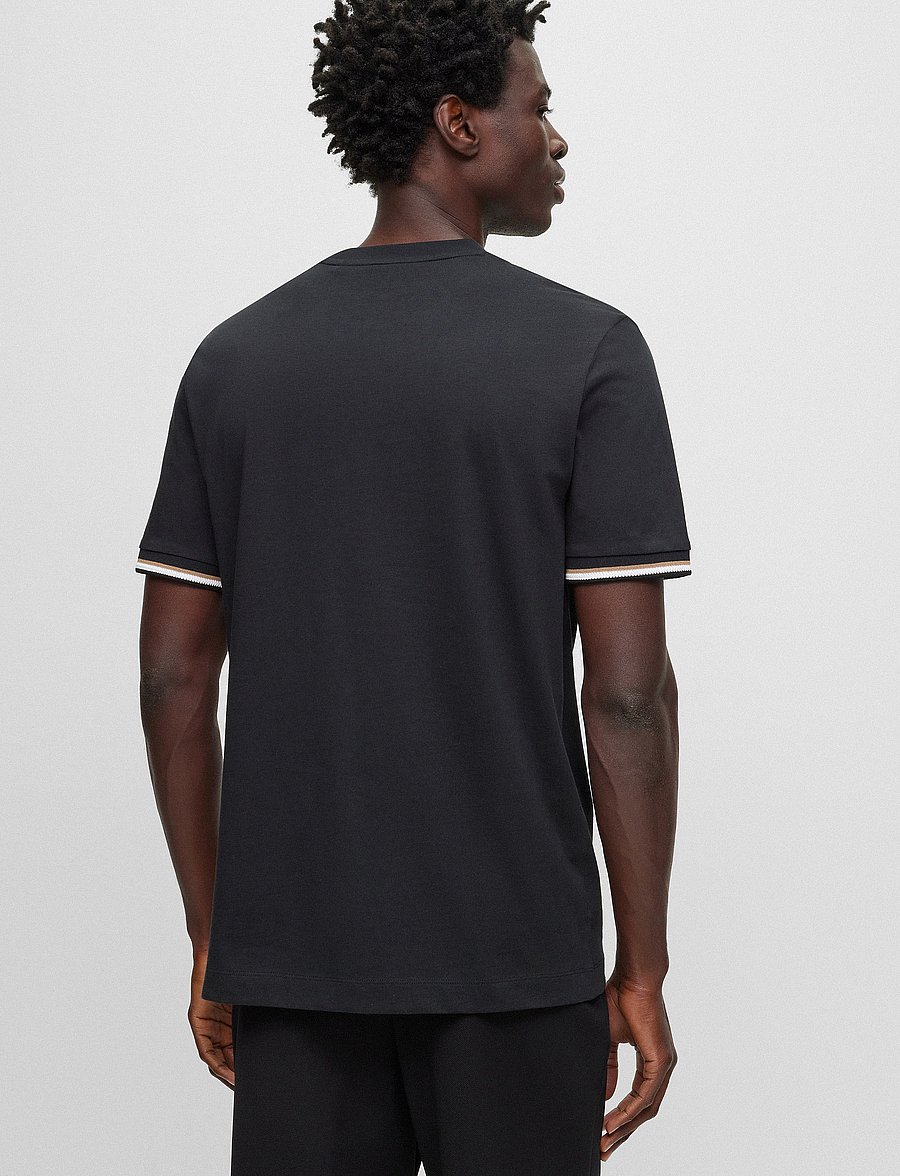BOSS - Thompson 04 - kurzärmelige t-shirts - black - 5