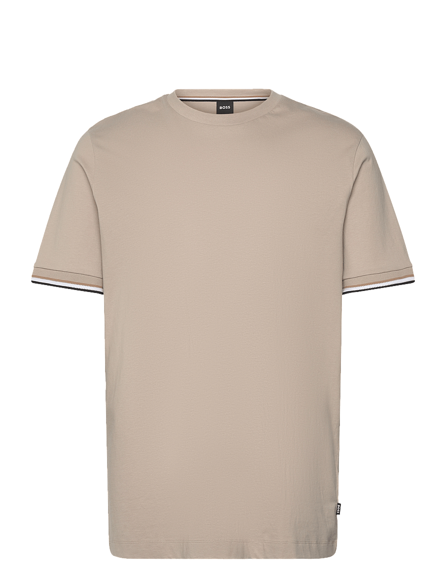 BOSS - Thompson 04 - lühikeste varrukatega t-särgid - light beige - 1