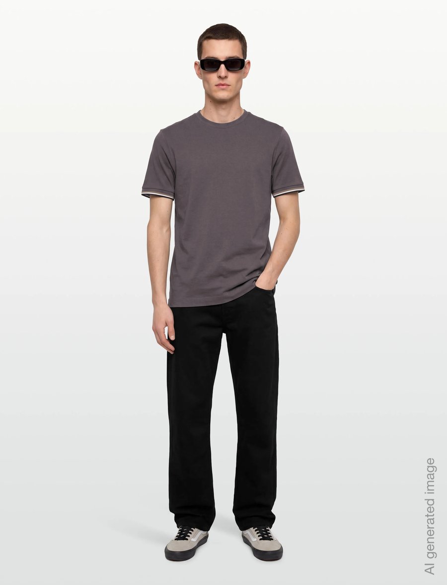 BOSS - Thompson 04 - kurzärmelige t-shirts - medium purple - 0