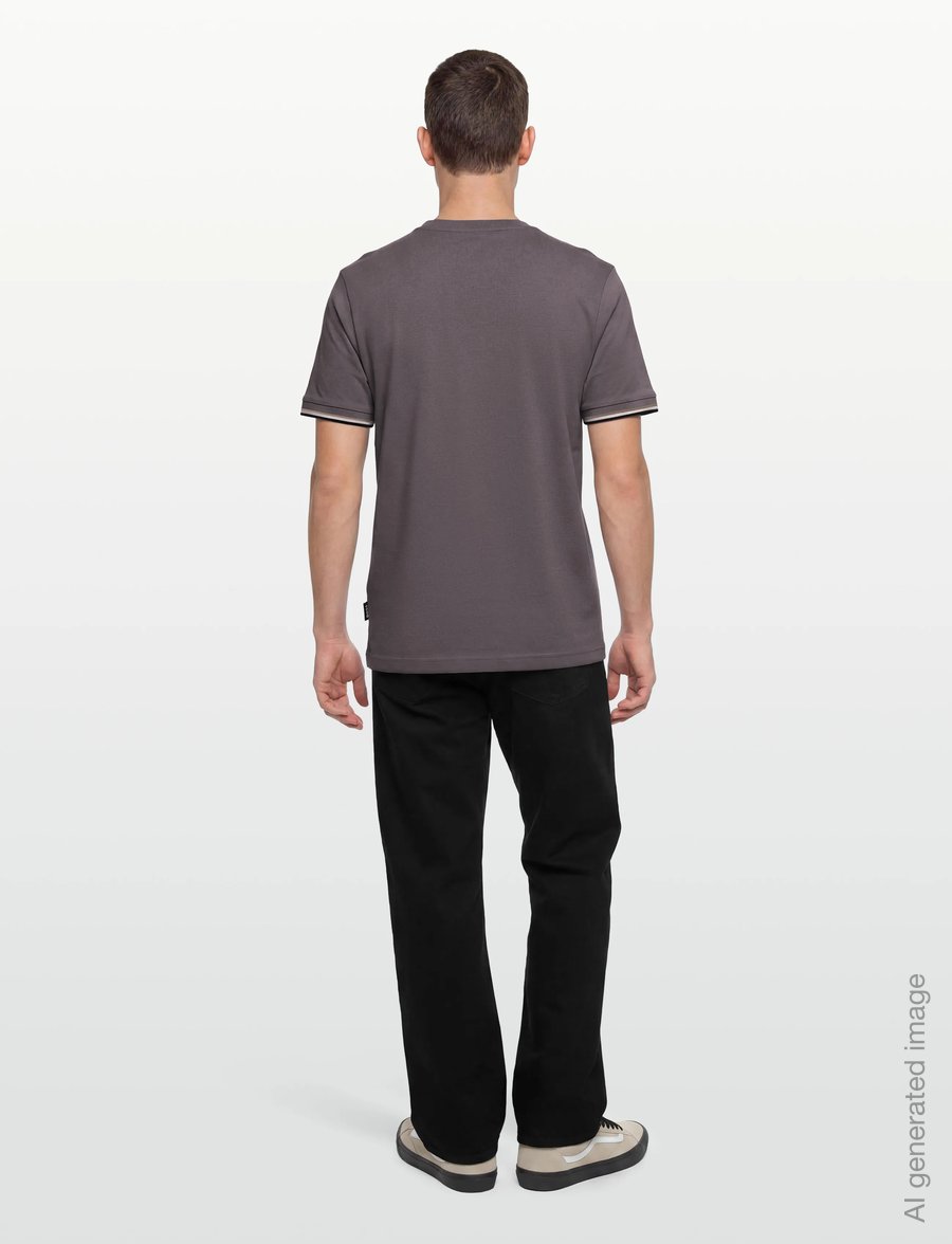 BOSS - Thompson 04 - kurzärmelige t-shirts - medium purple - 4