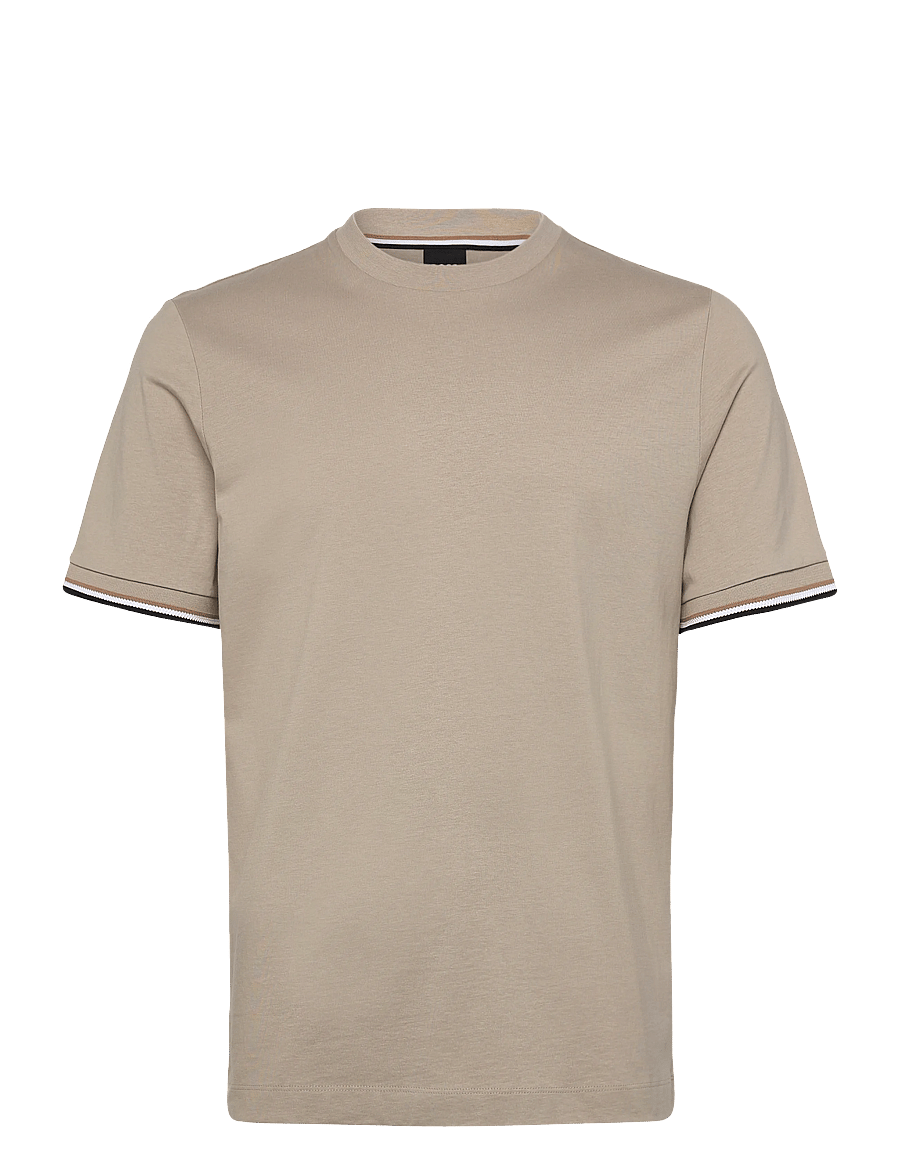 BOSS - Thompson 04 - lühikeste varrukatega t-särgid - open beige - 1