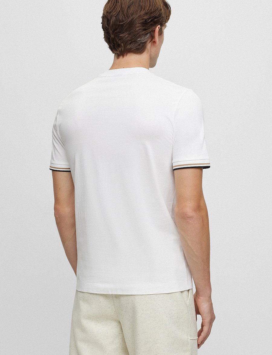 BOSS - Thompson 04 - kortærmede t-shirts - white - 5