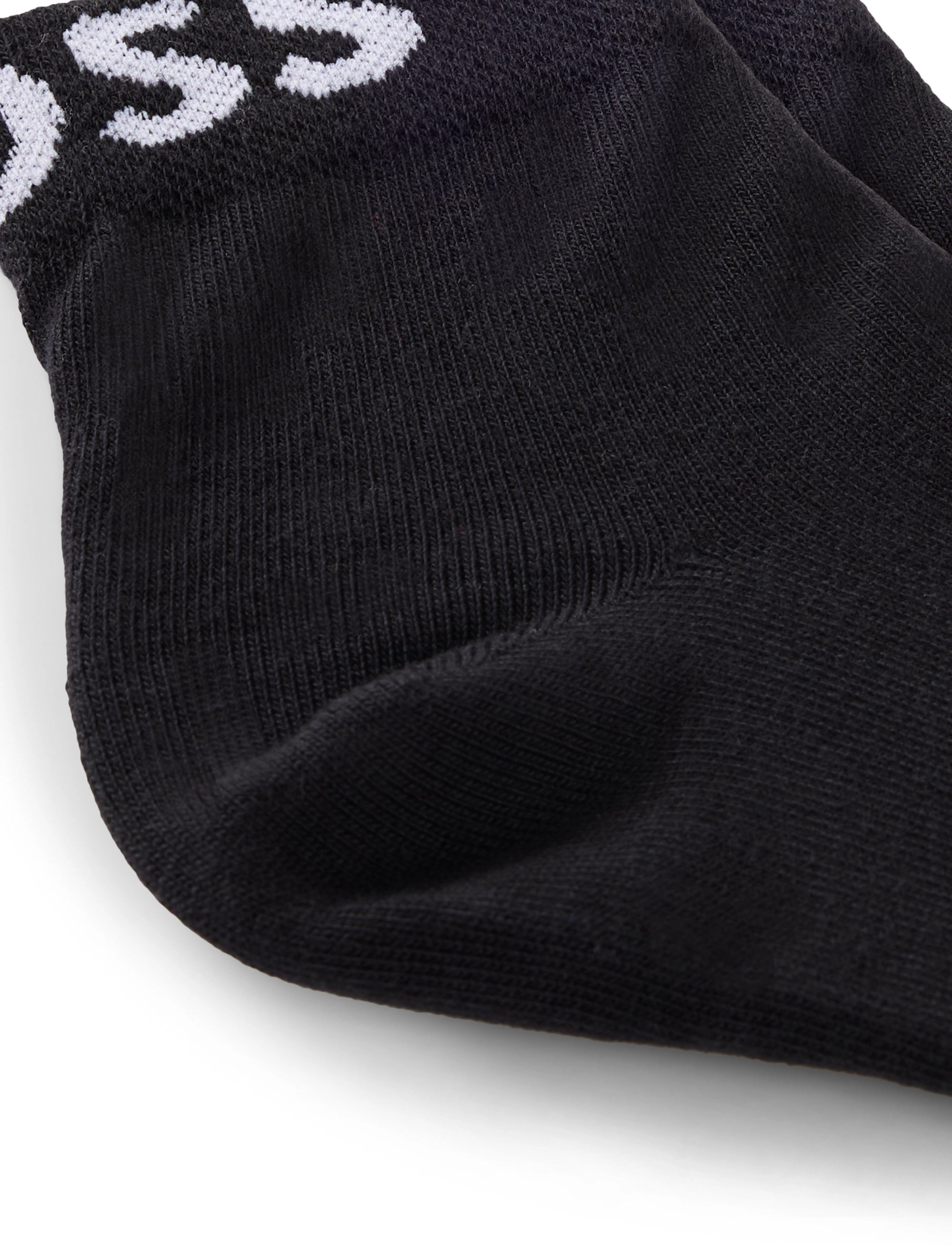BOSS - 2P SH Logo CC W - ankelstrumpor - black - 1
