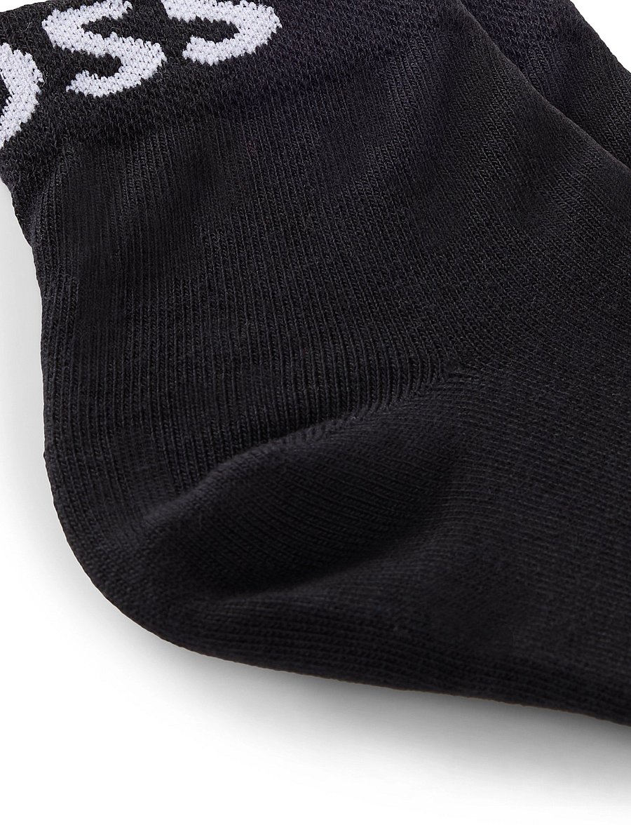 BOSS - 2P SH Logo CC W - ankelstrumpor - black - 1