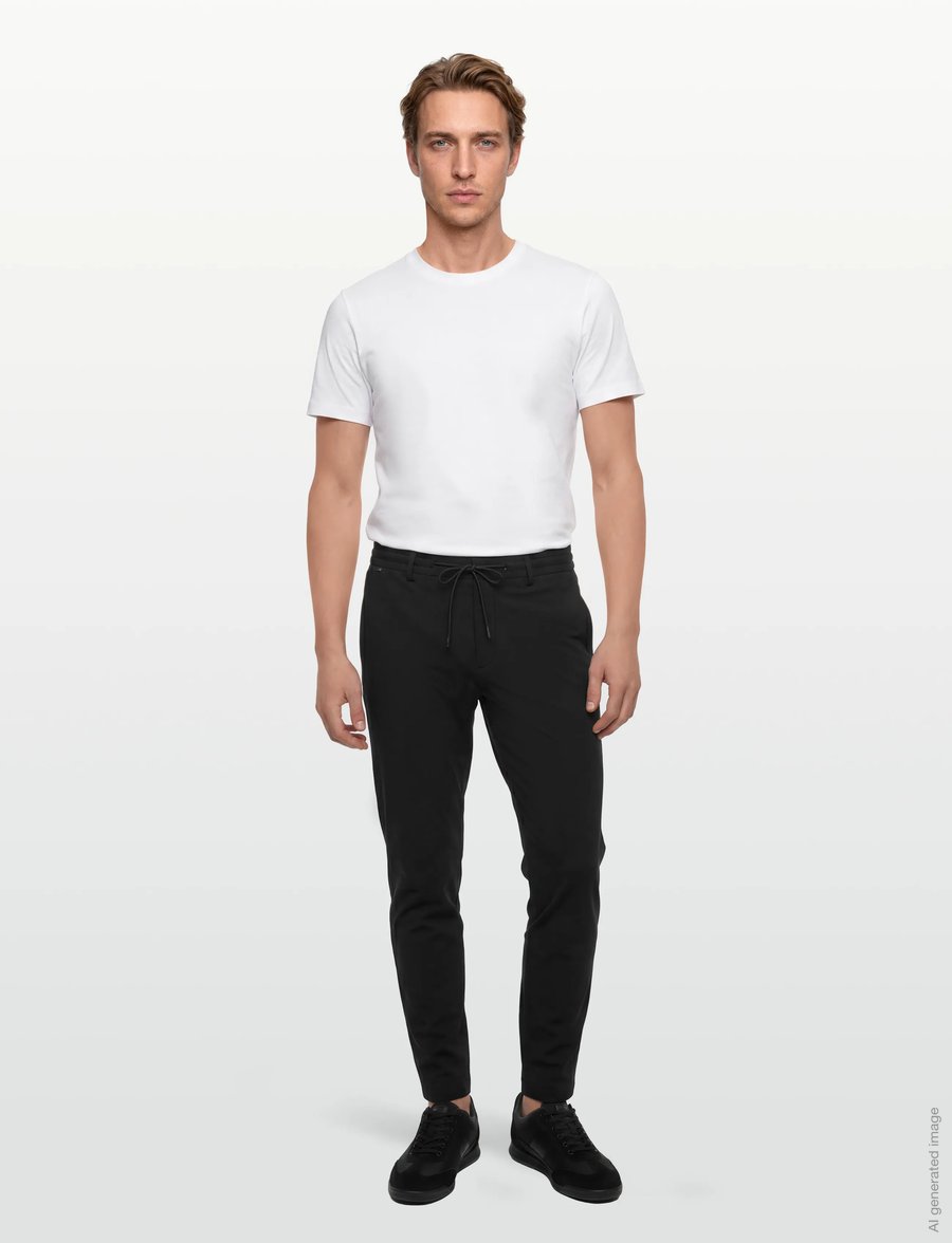 BOSS - P-GeniusJ-RDS-WG-233 - freizeithosen - black - 0