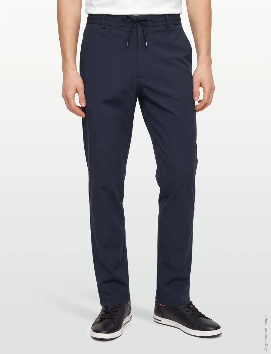 BOSS - P-GeniusJ-RDS-WG-233 - vabaajapüksid - dark blue - 3
