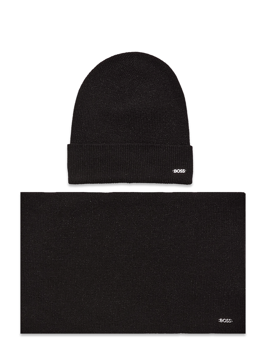 BOSS - Linia_set - halstørklæder - black - 0