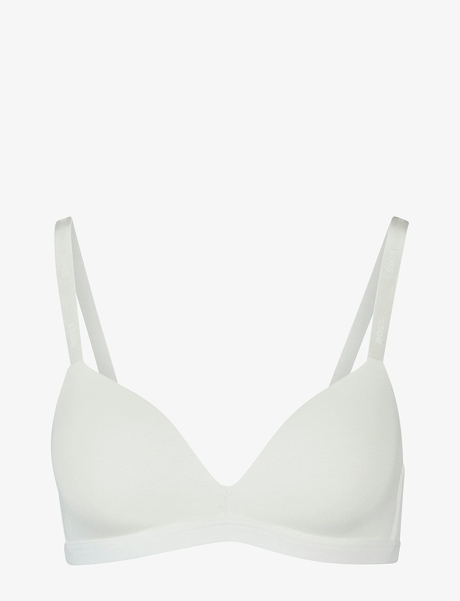 BOSS - TRIANGLE PADDED CI - mjuka bh:ar - open white - 0