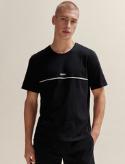 BOSS - Unique T-Shirt - alhaisimmat hinnat - black - 4