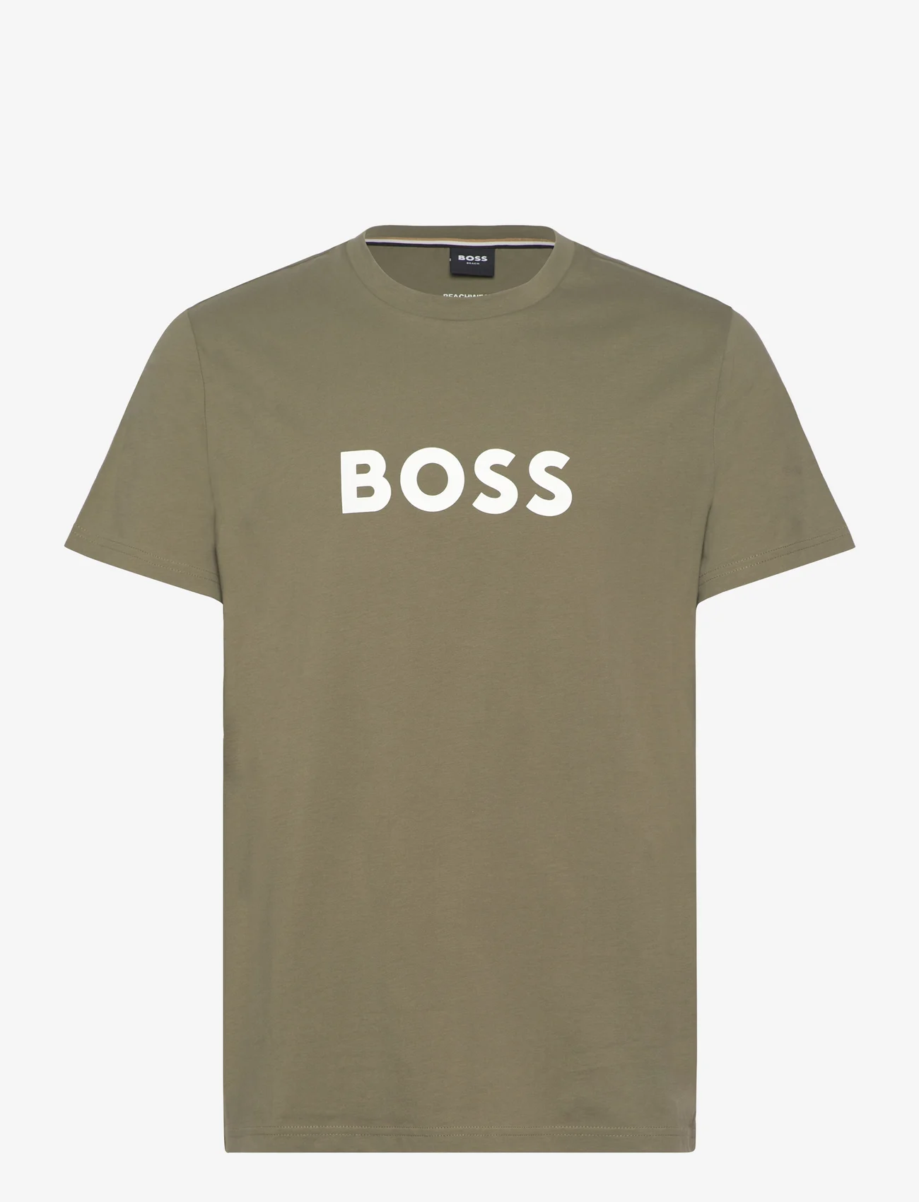 BOSS - T-Shirt RN - short-sleeved t-shirts - beige/khaki - 0